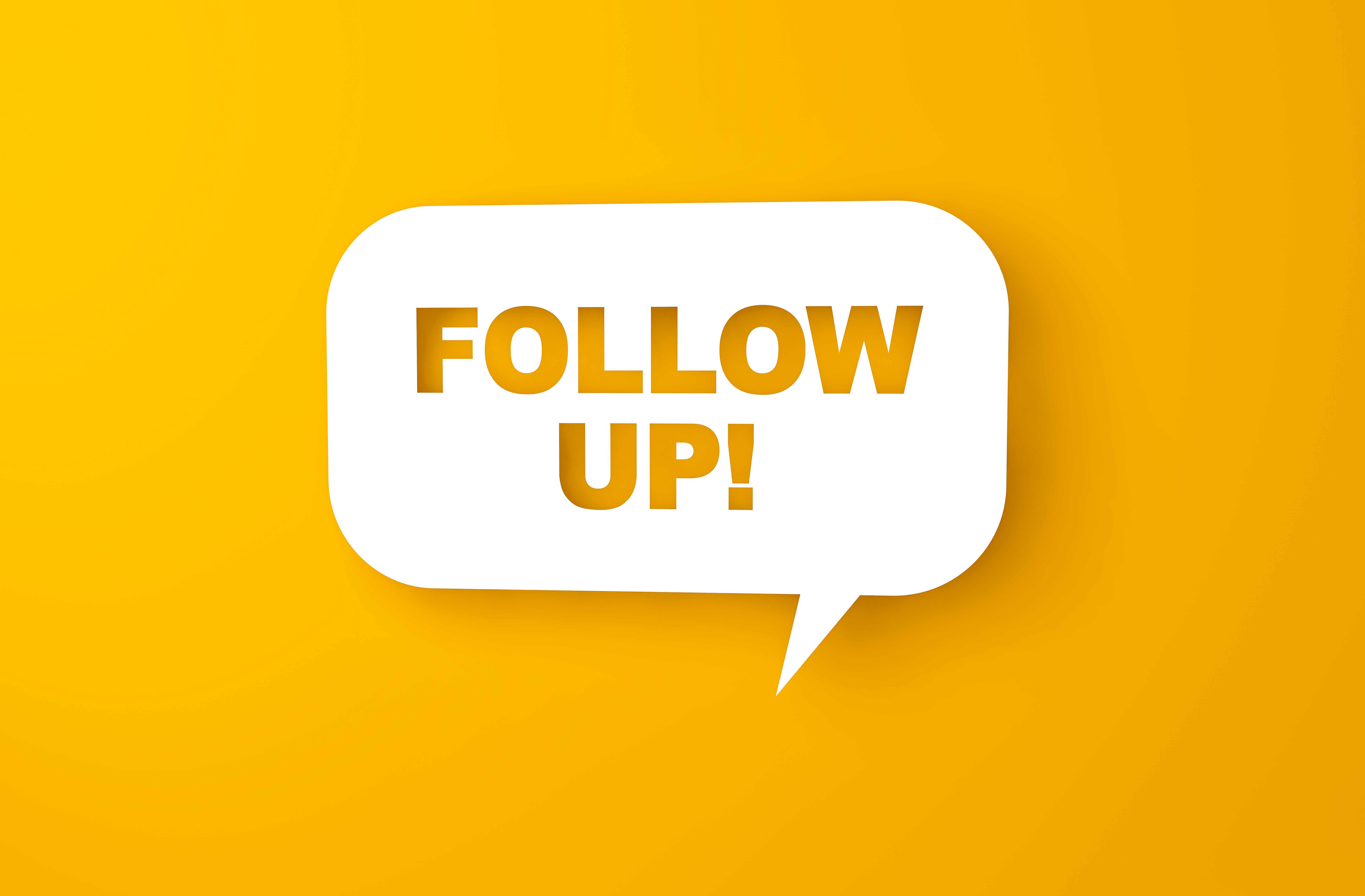 post event follow up