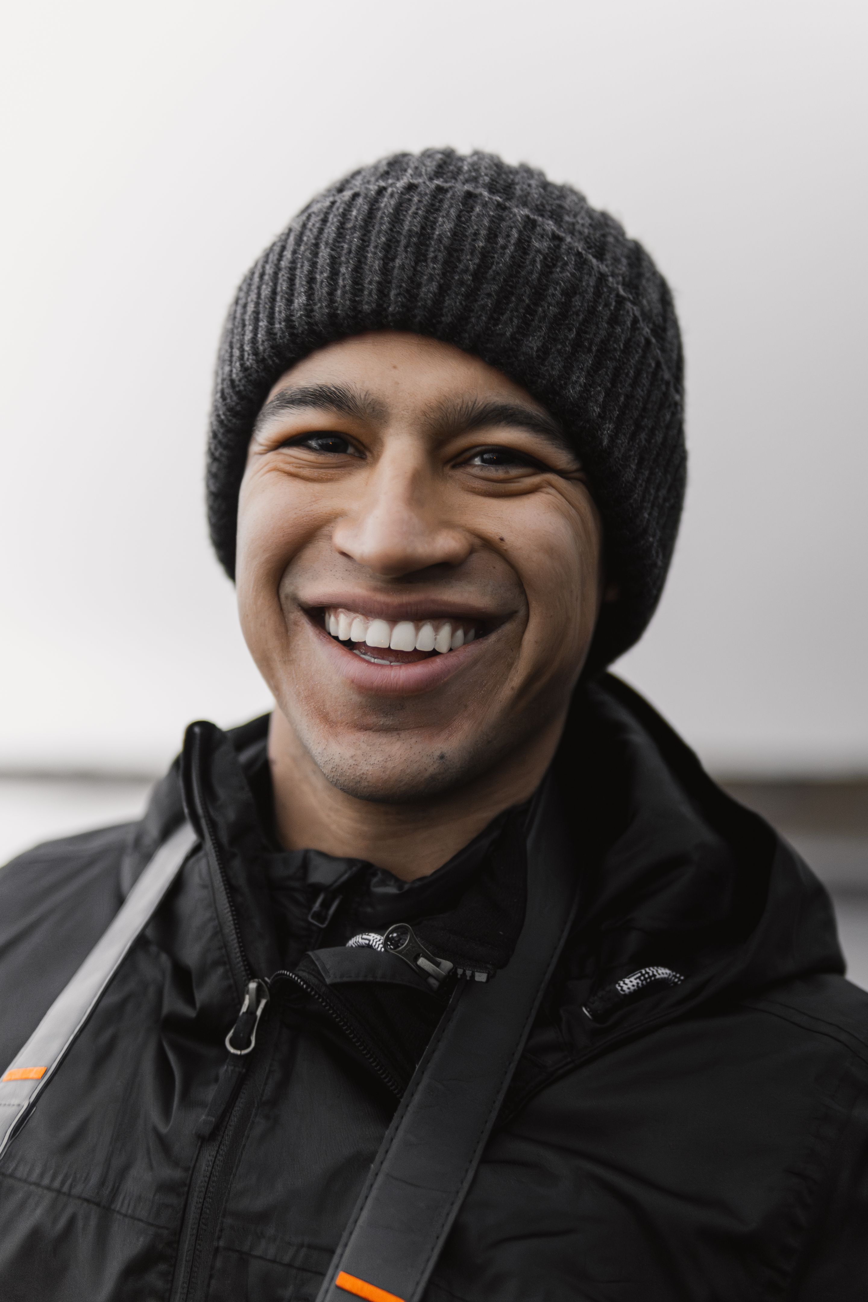 man winter hat