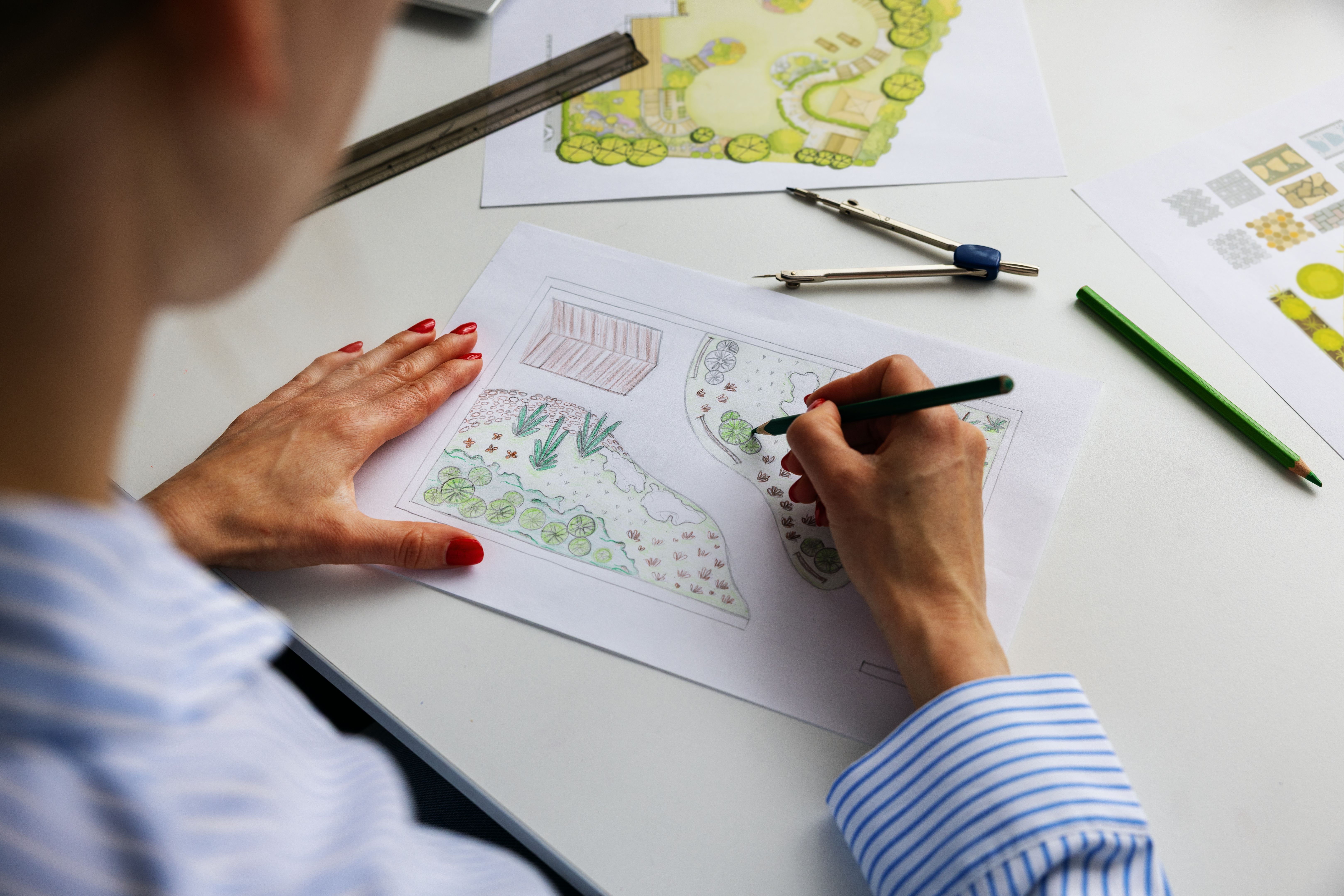 landscaped garden design