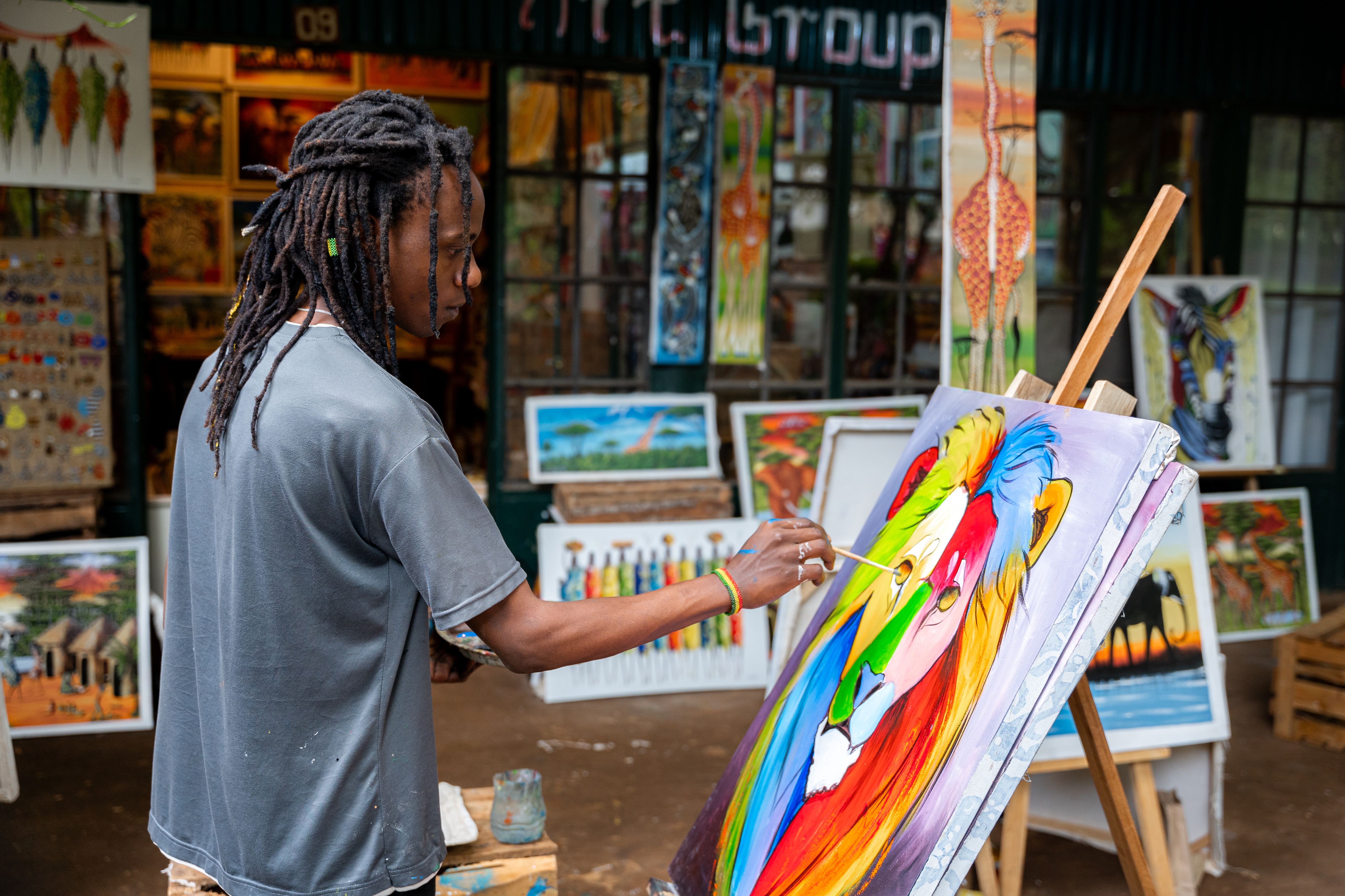artist painting