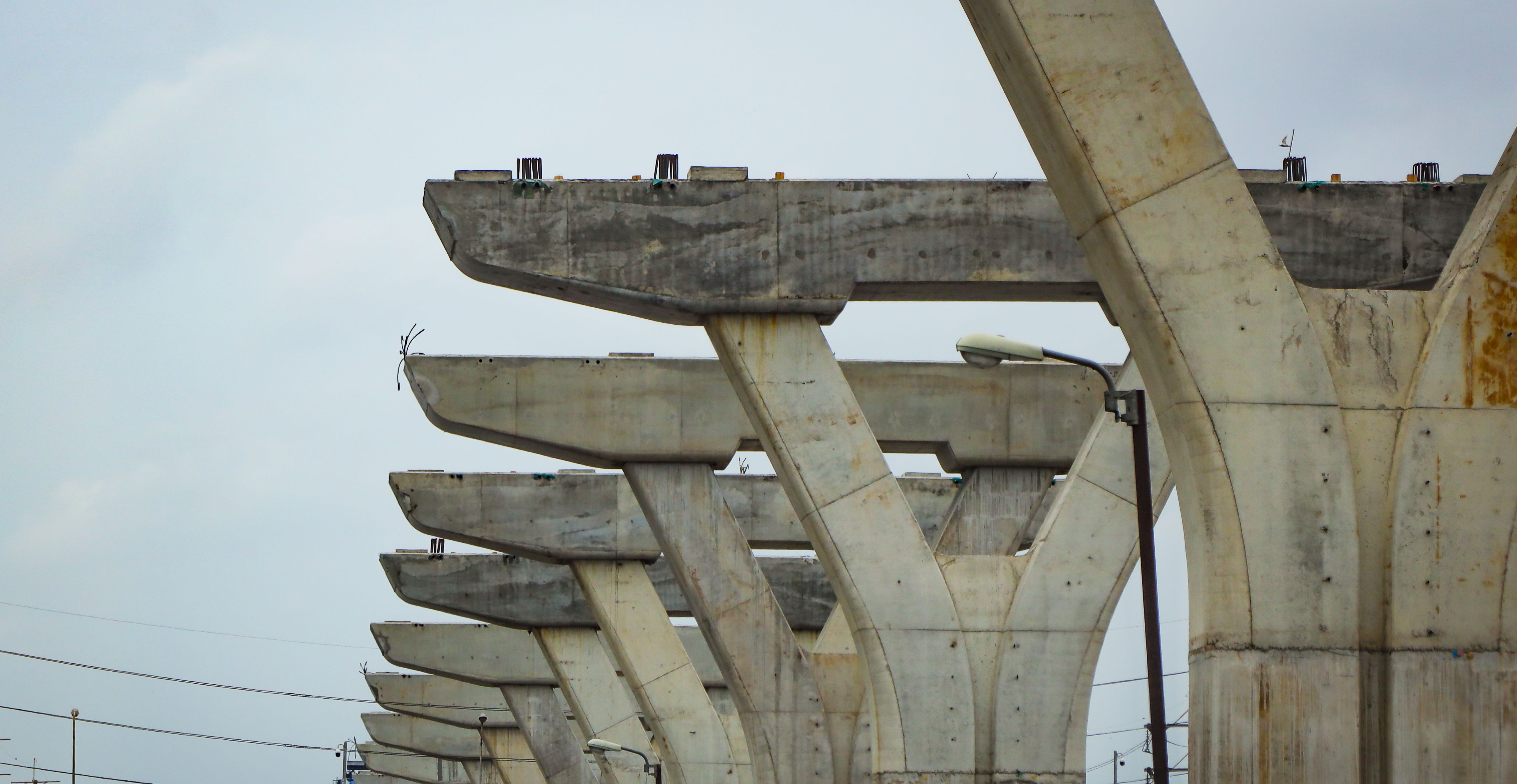 infraestructura dañada