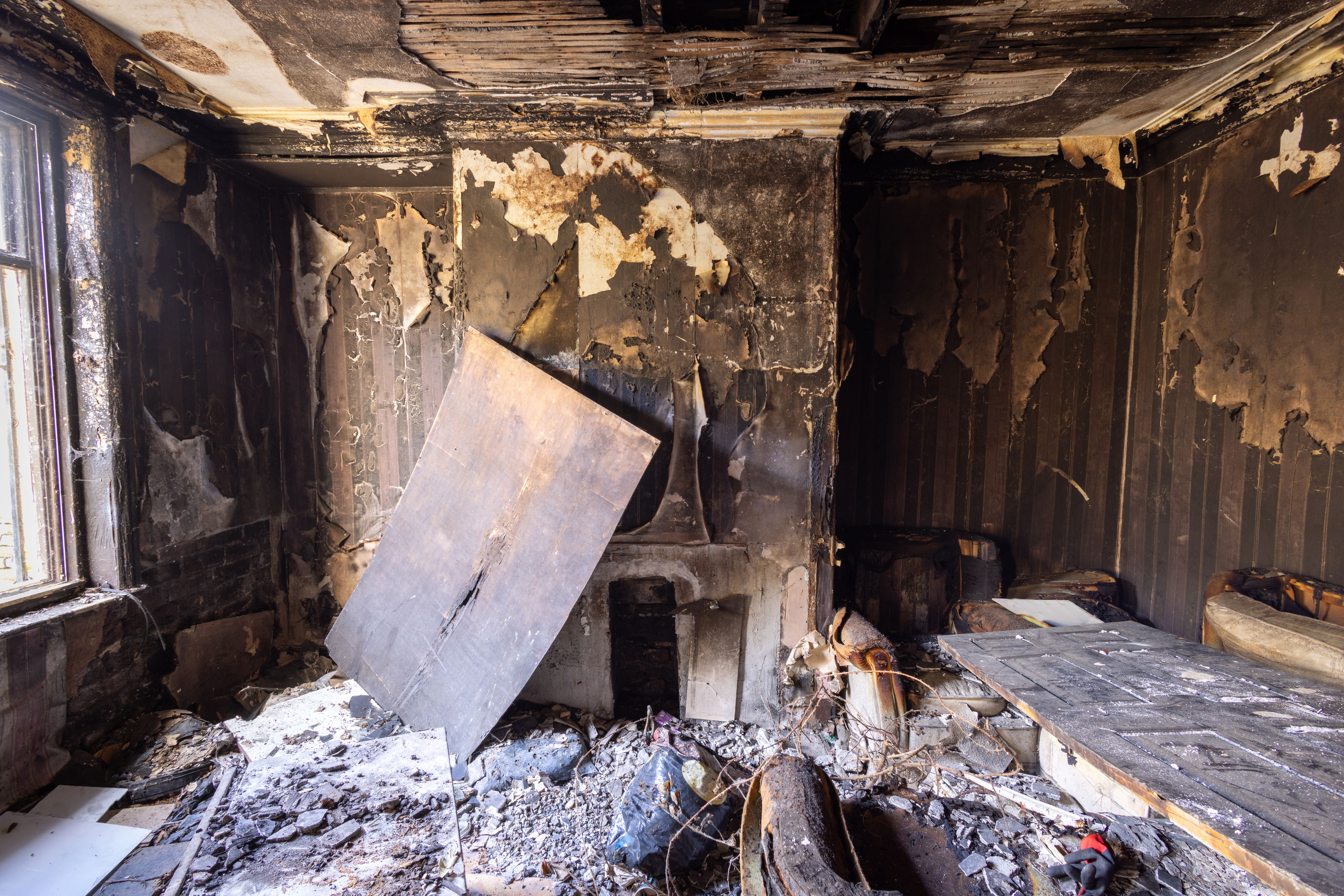 fire damage restoration