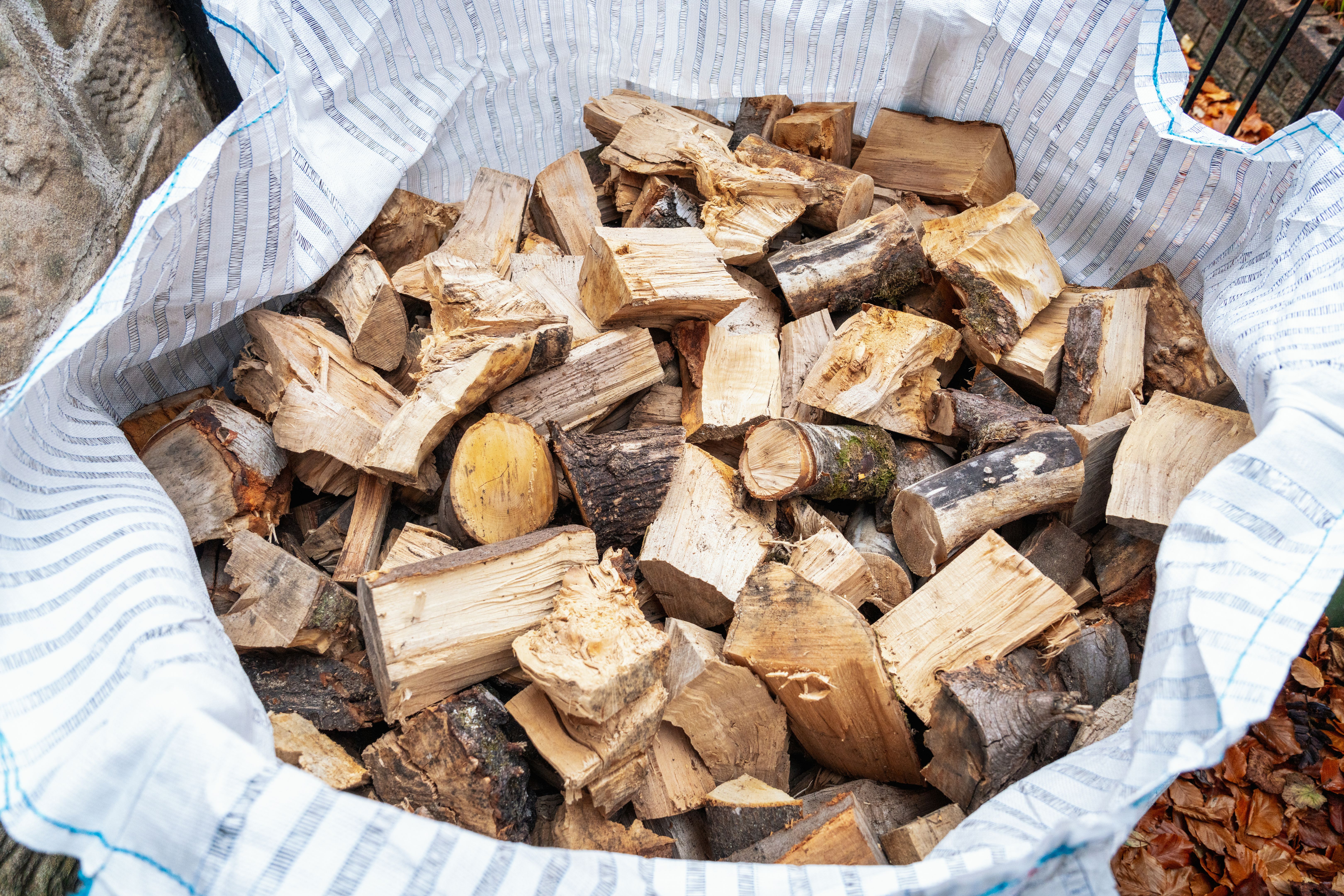Large bag of firewood