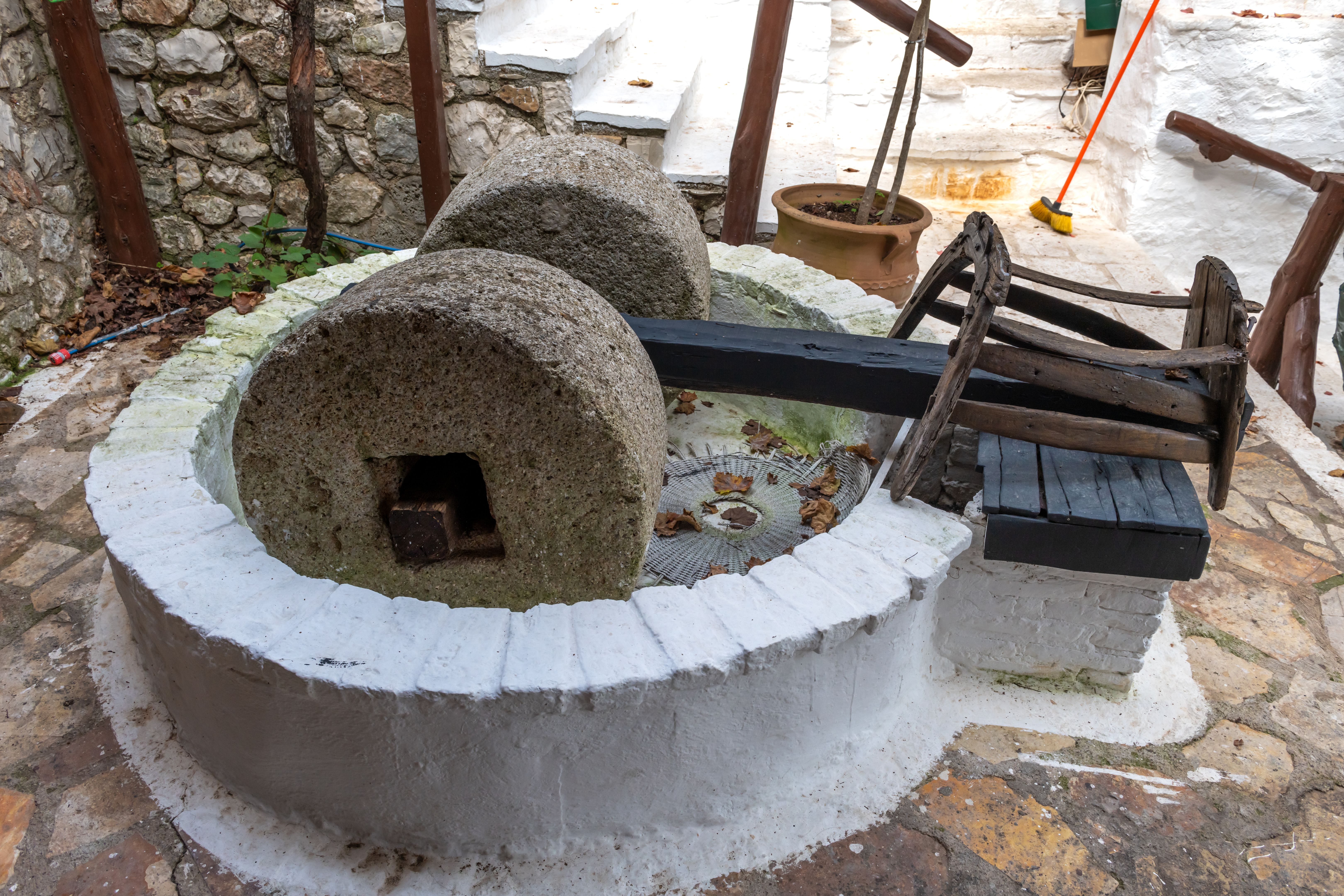 ancient olive press