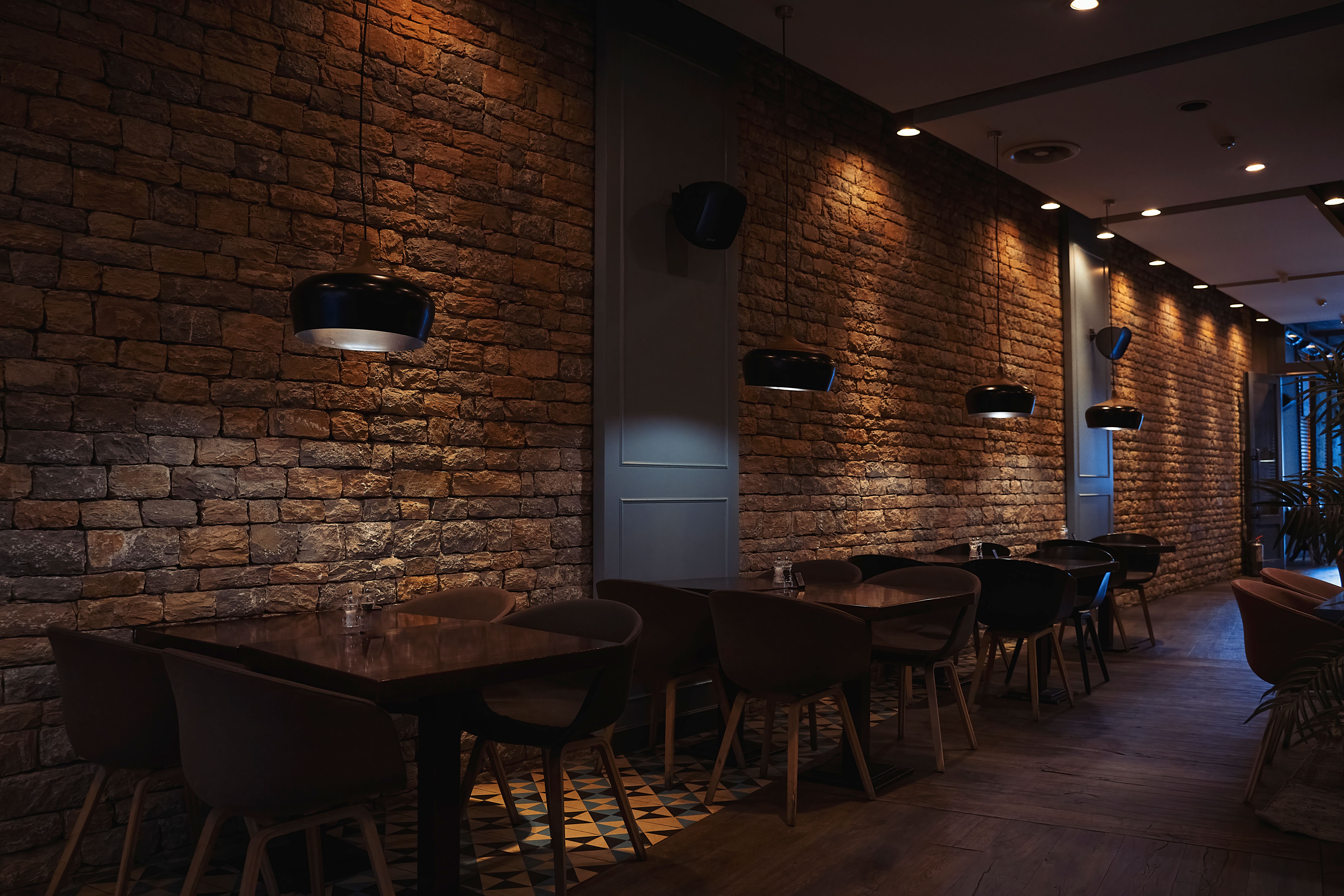 stylish bar interior