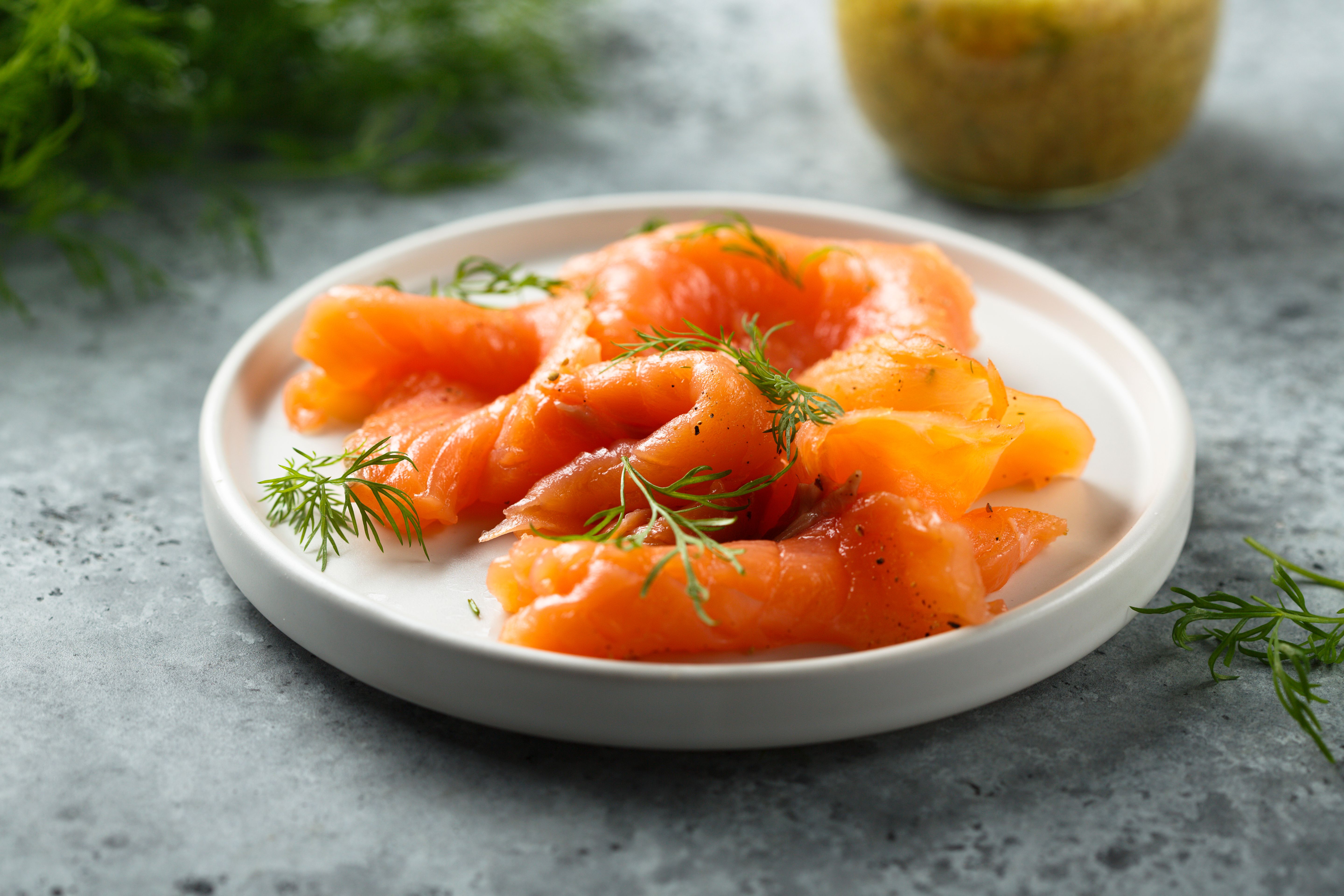 smoked salmon