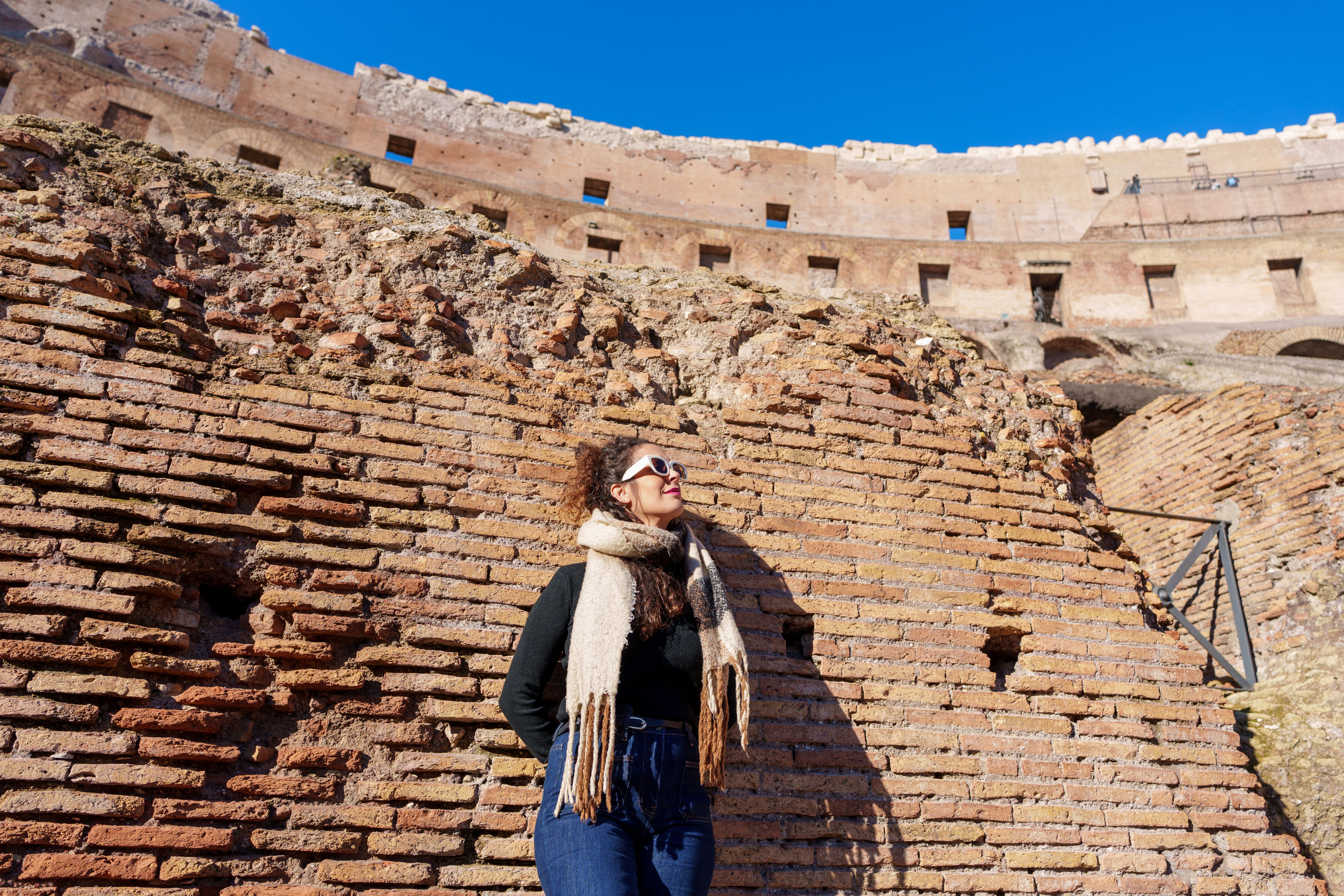 tourist exploring rome