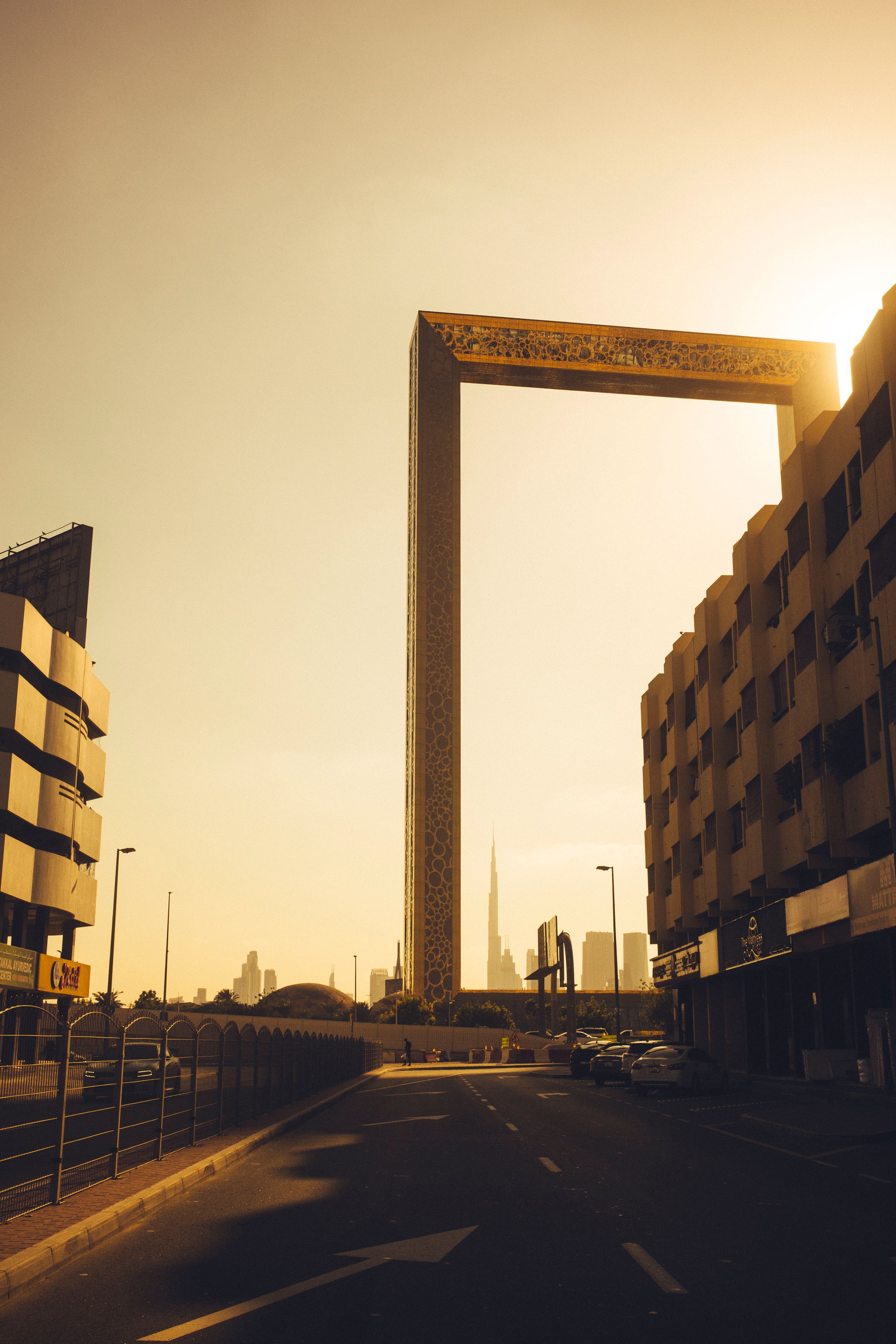 Where the past intertwines with the contemporary urban landscape - Dubai, United Arab Emirates