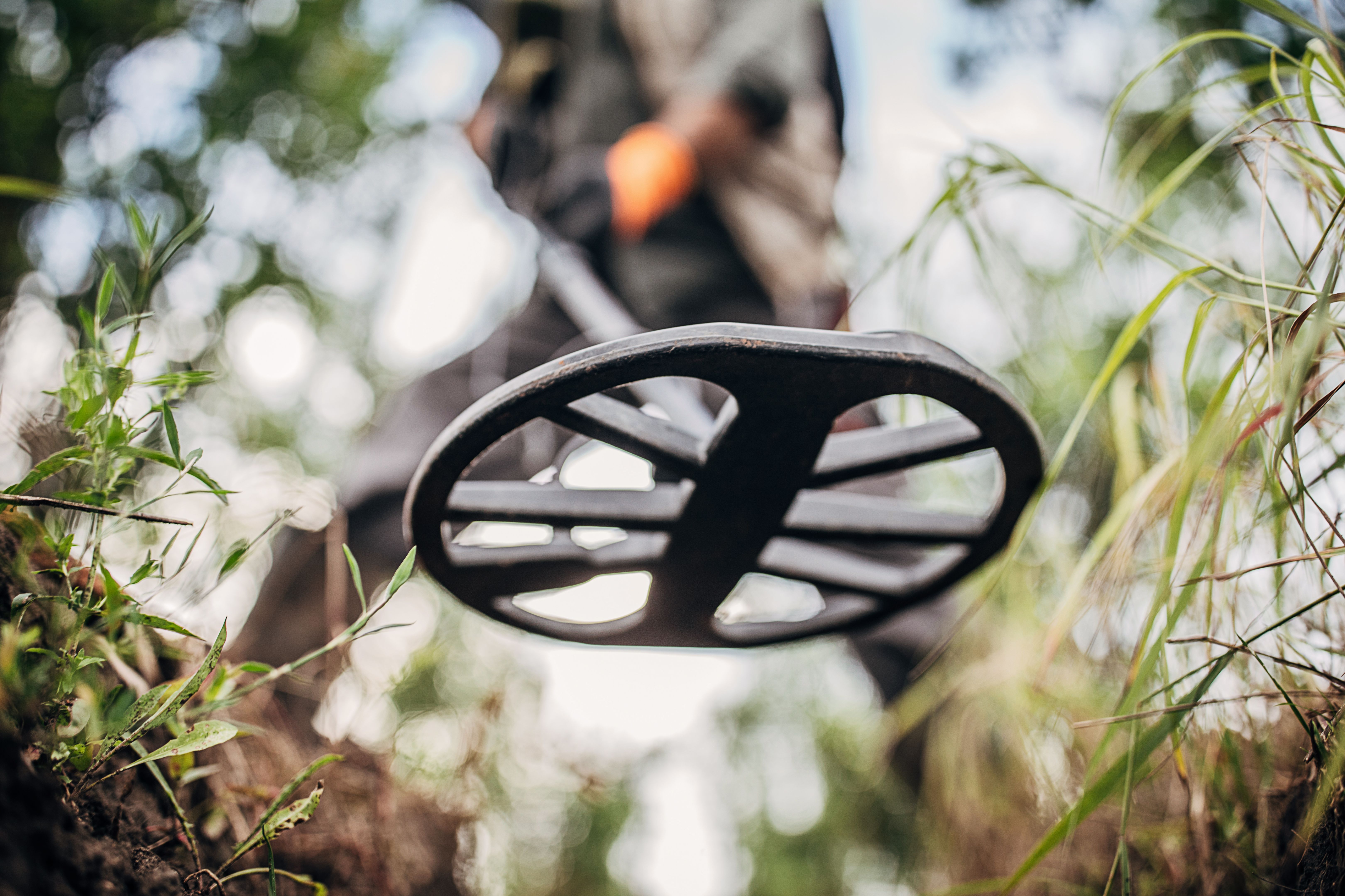 large metal detector coil