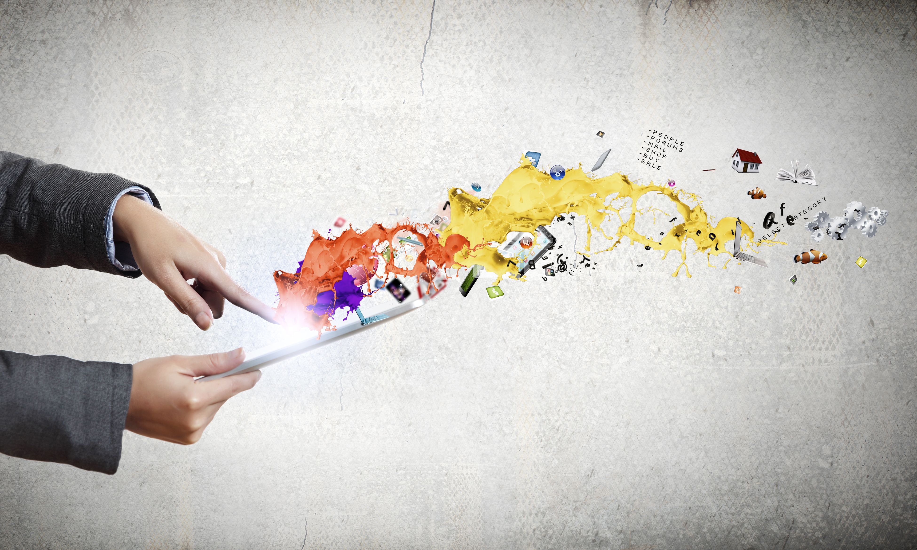 curating digital art