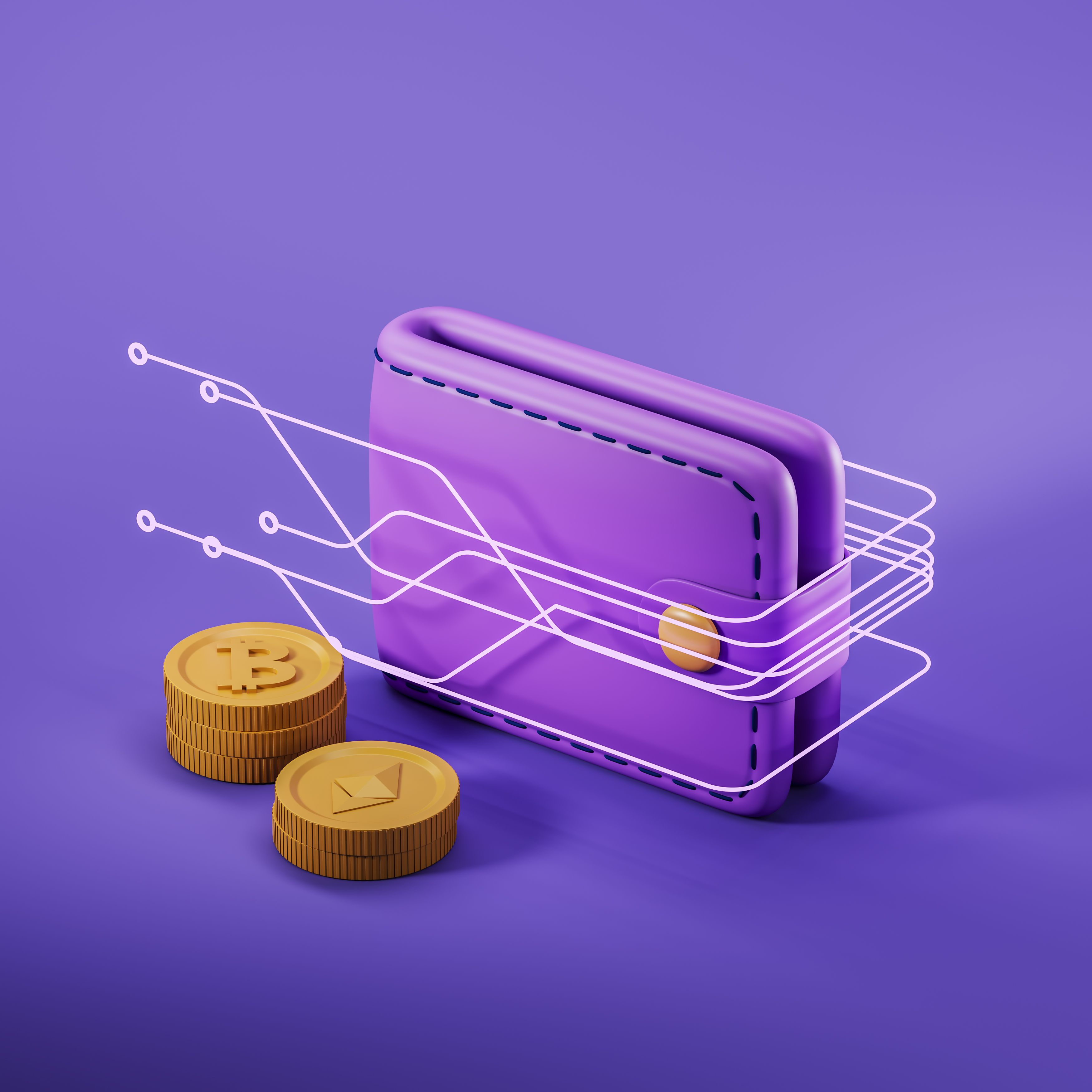 crypto wallet illustration