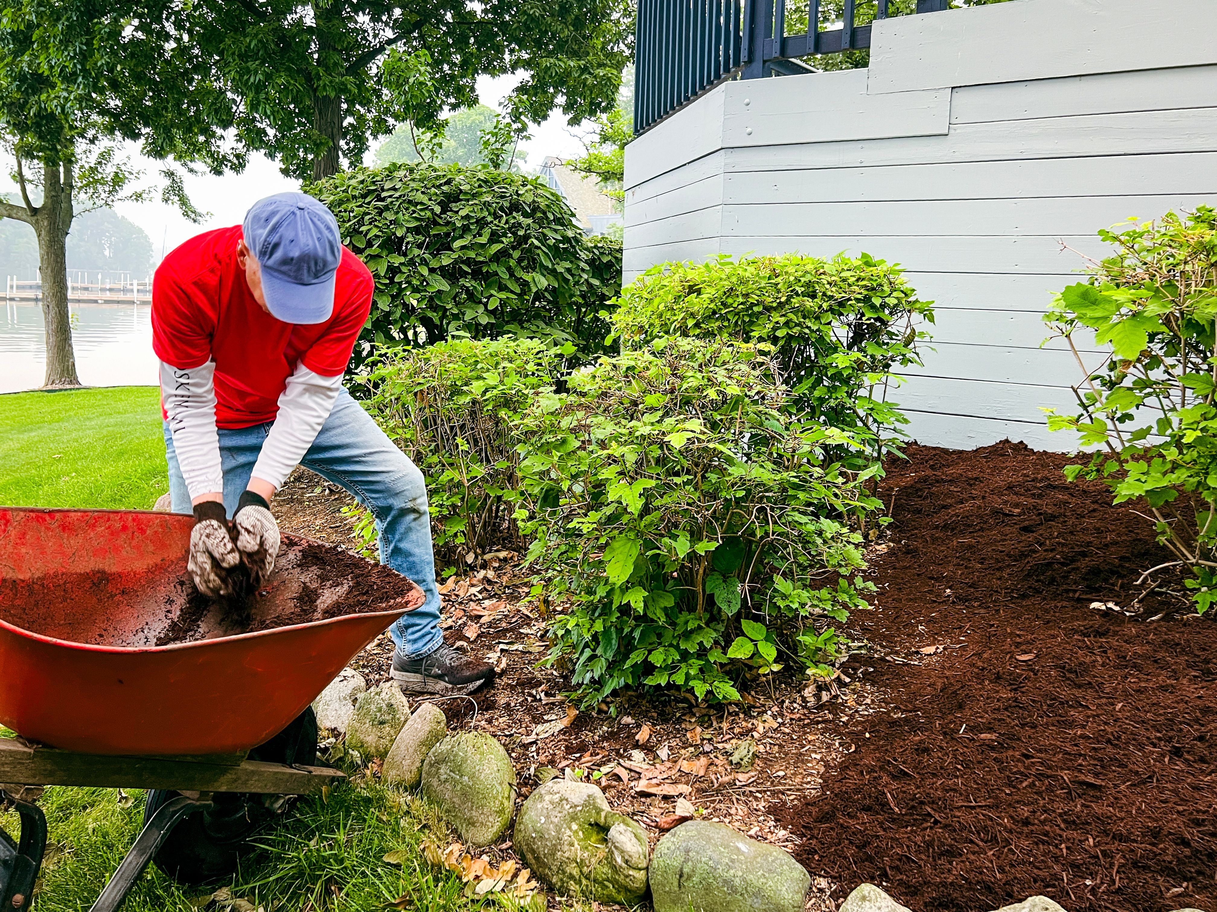 mulching garden