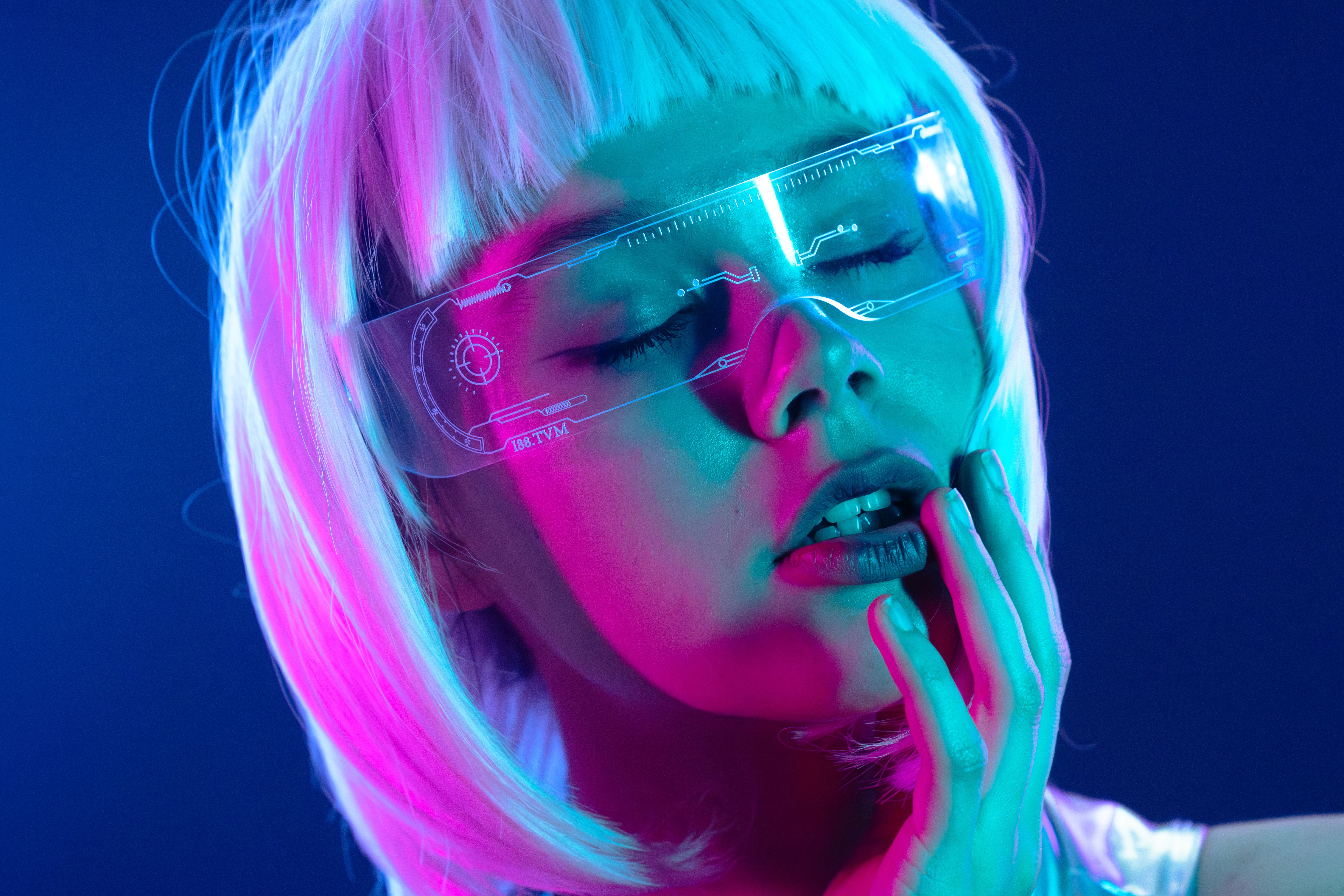 cyberpunk fashion textures