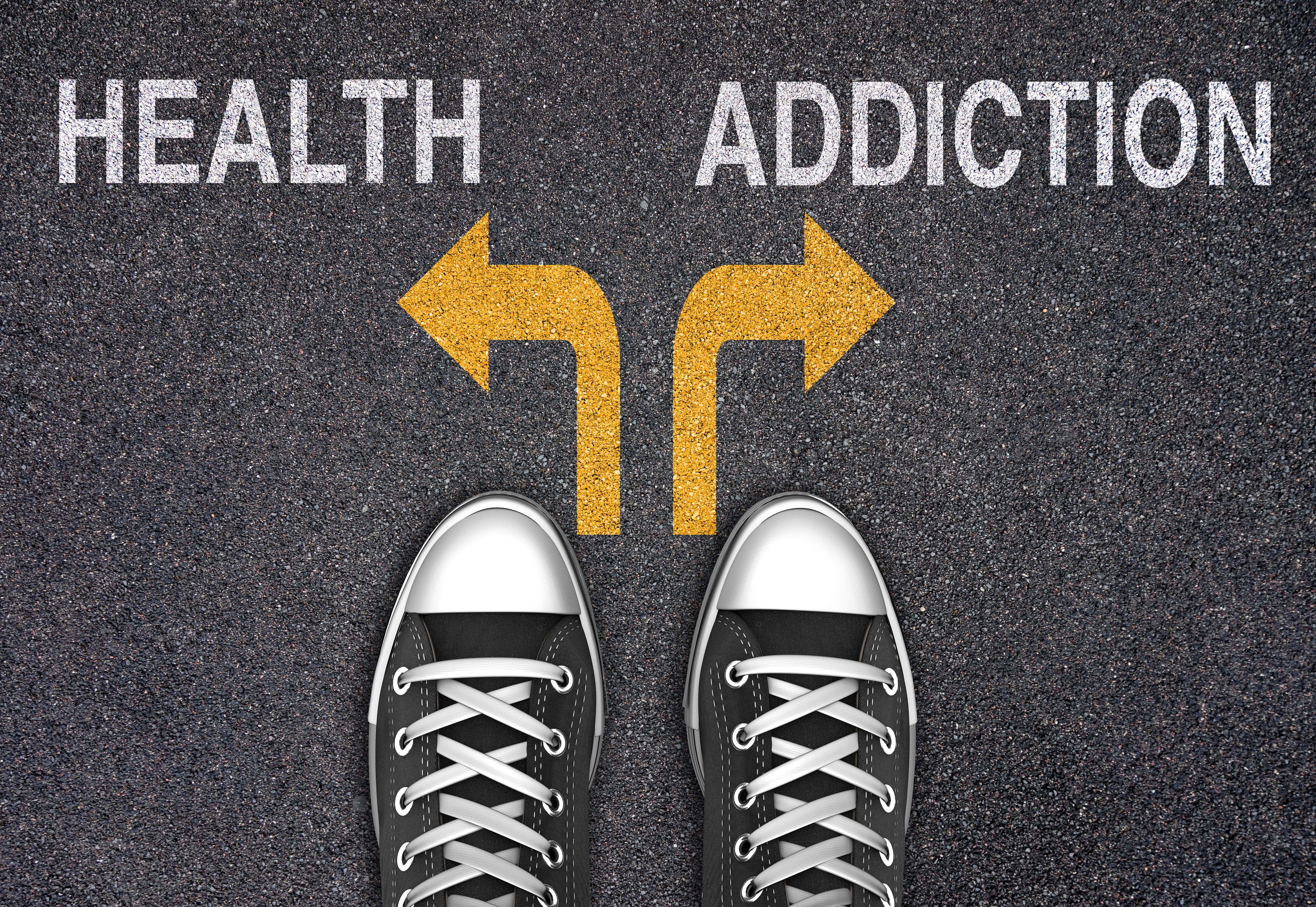 Decision at a crossroad - Health or Addiction