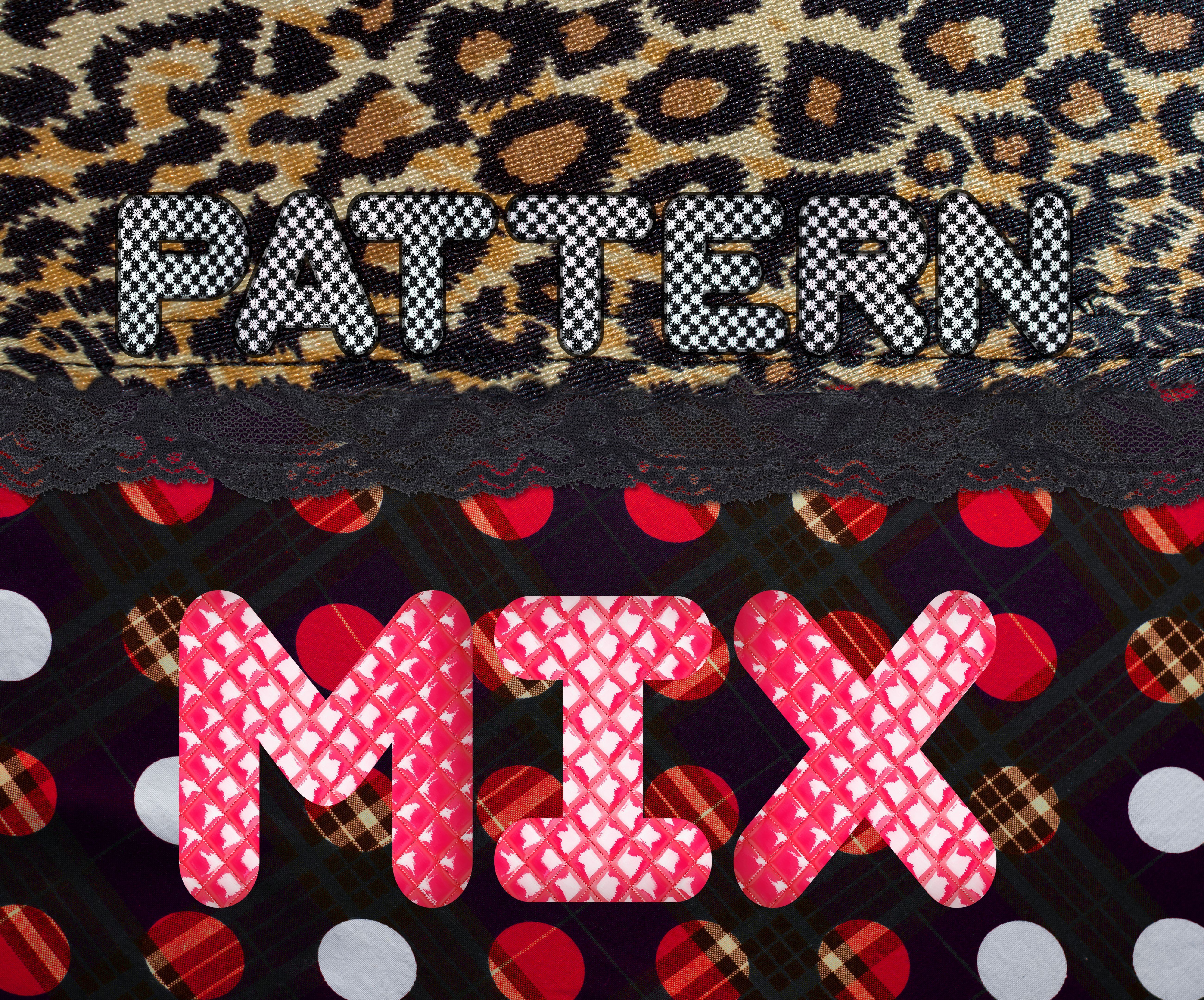 pattern mixing fashion