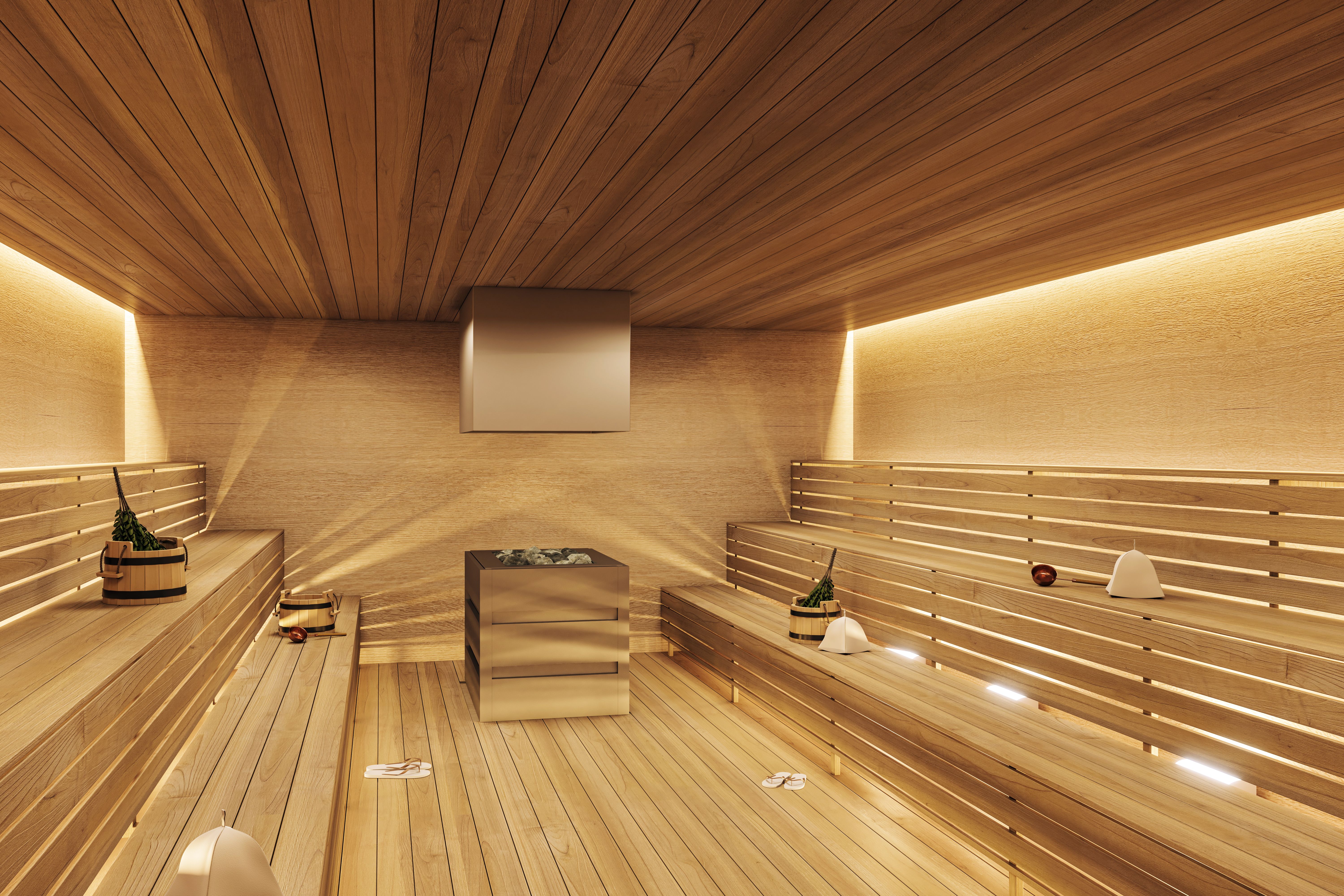 sauna interior