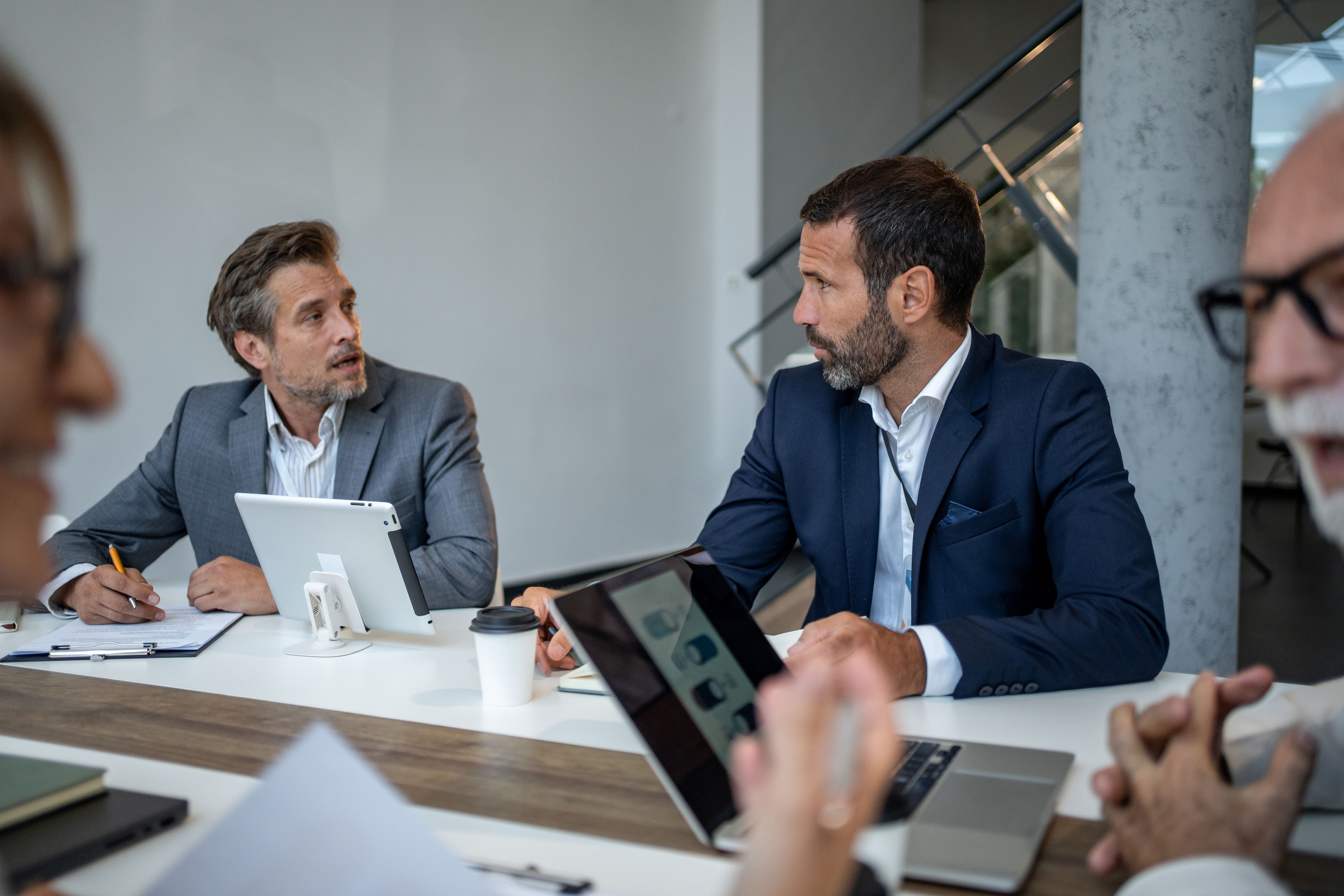 IT consultant meeting