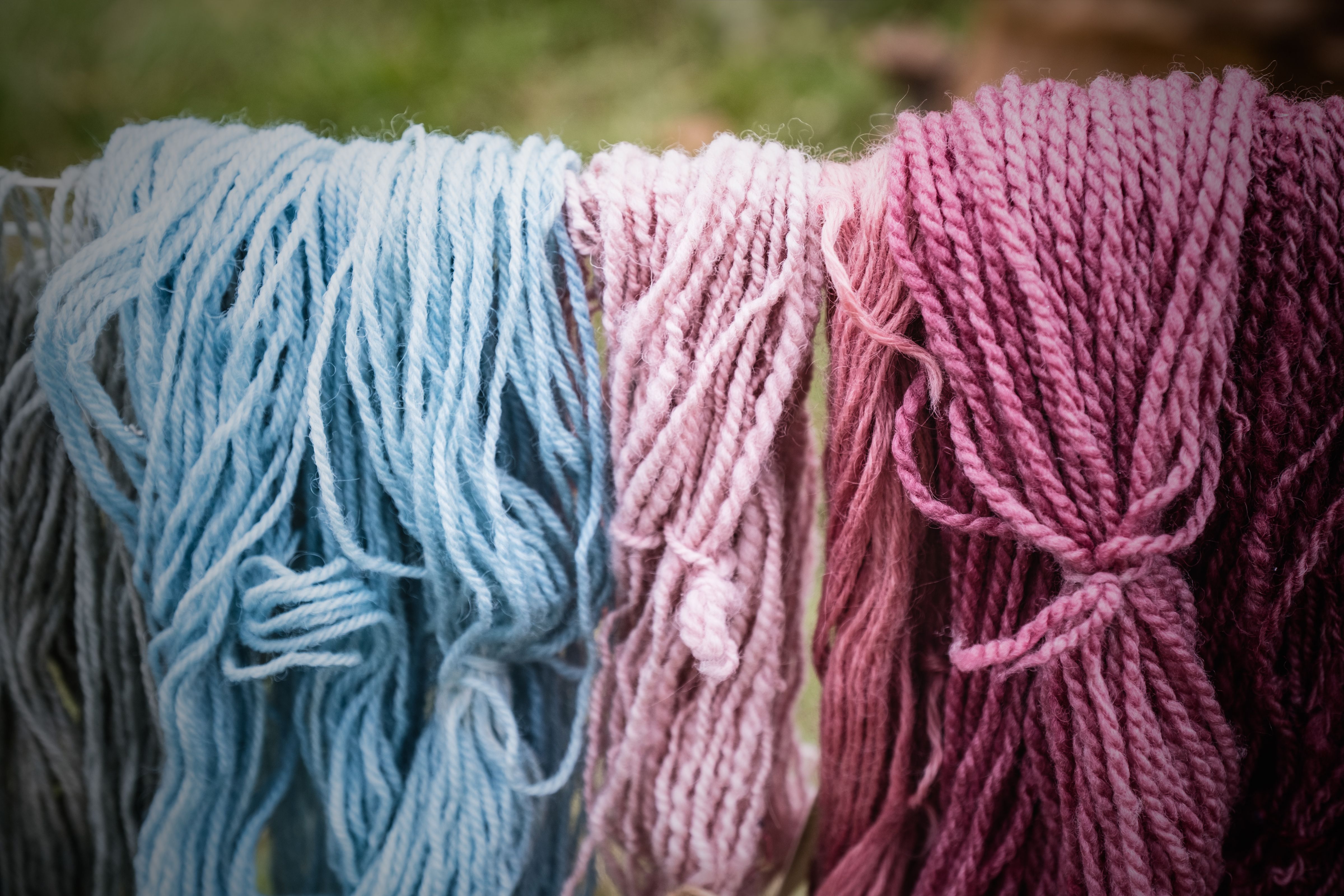 hand dyed yarn