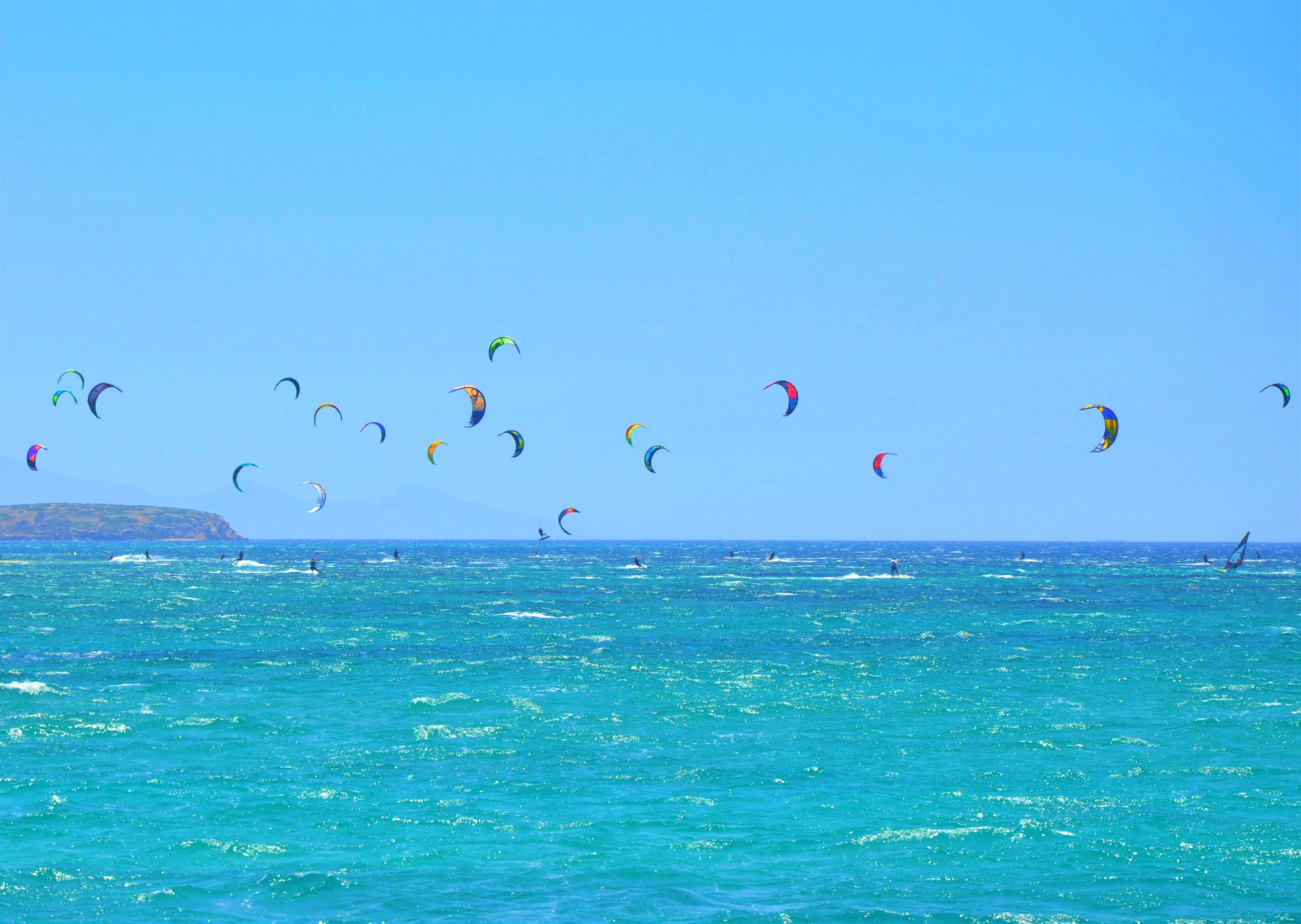 kitesurfing paros