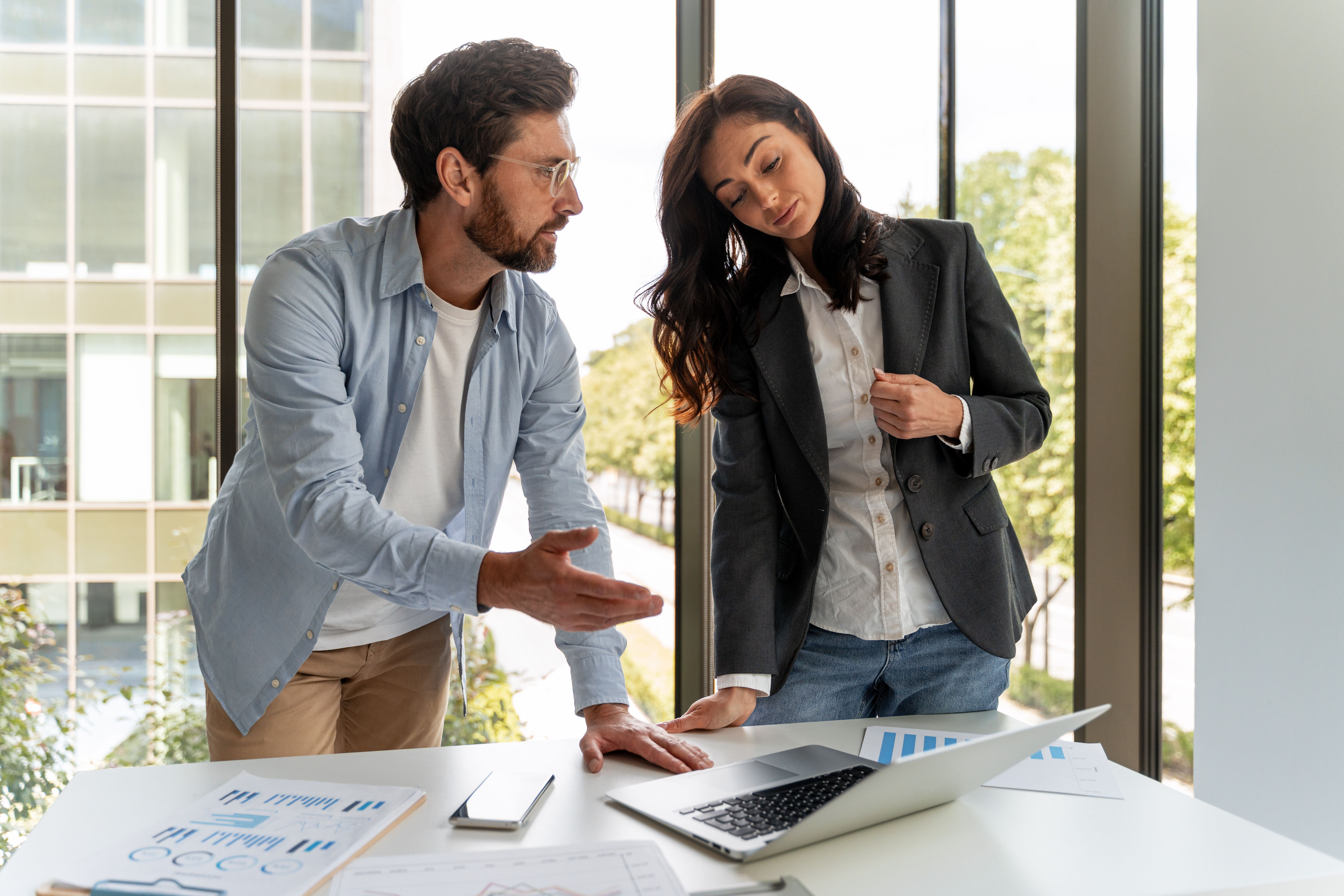 business woman coaching