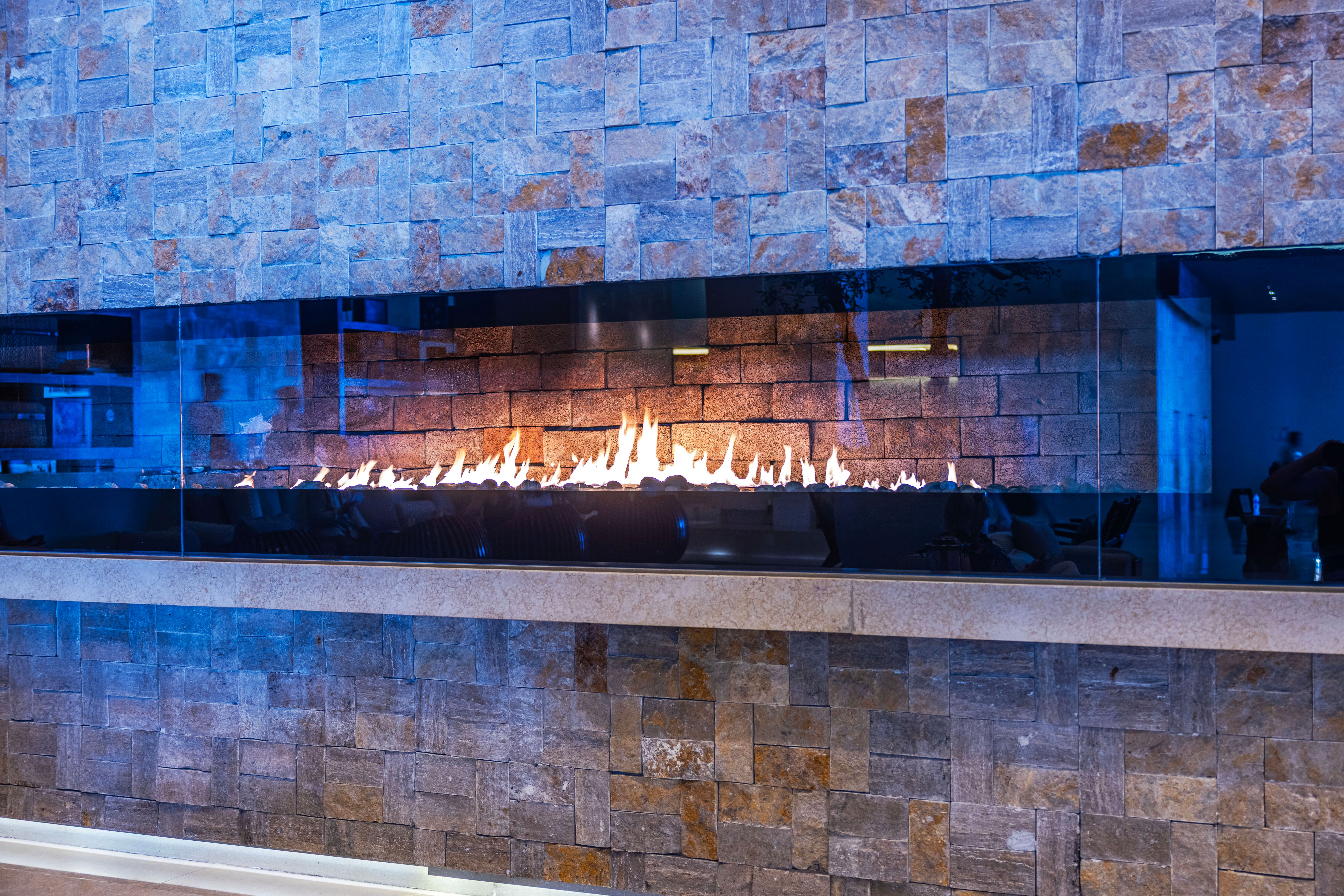 gas fireplace