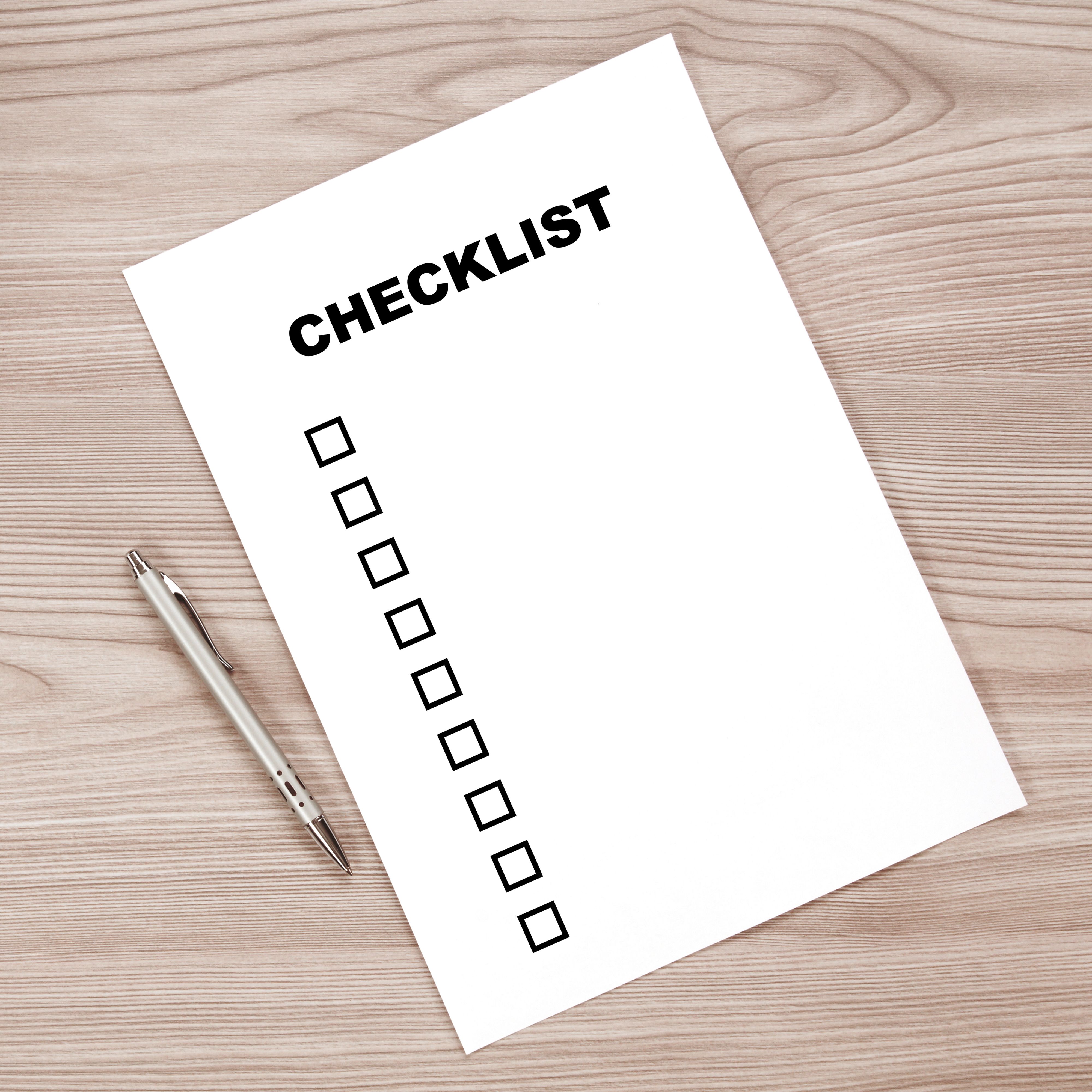 house sitter checklist