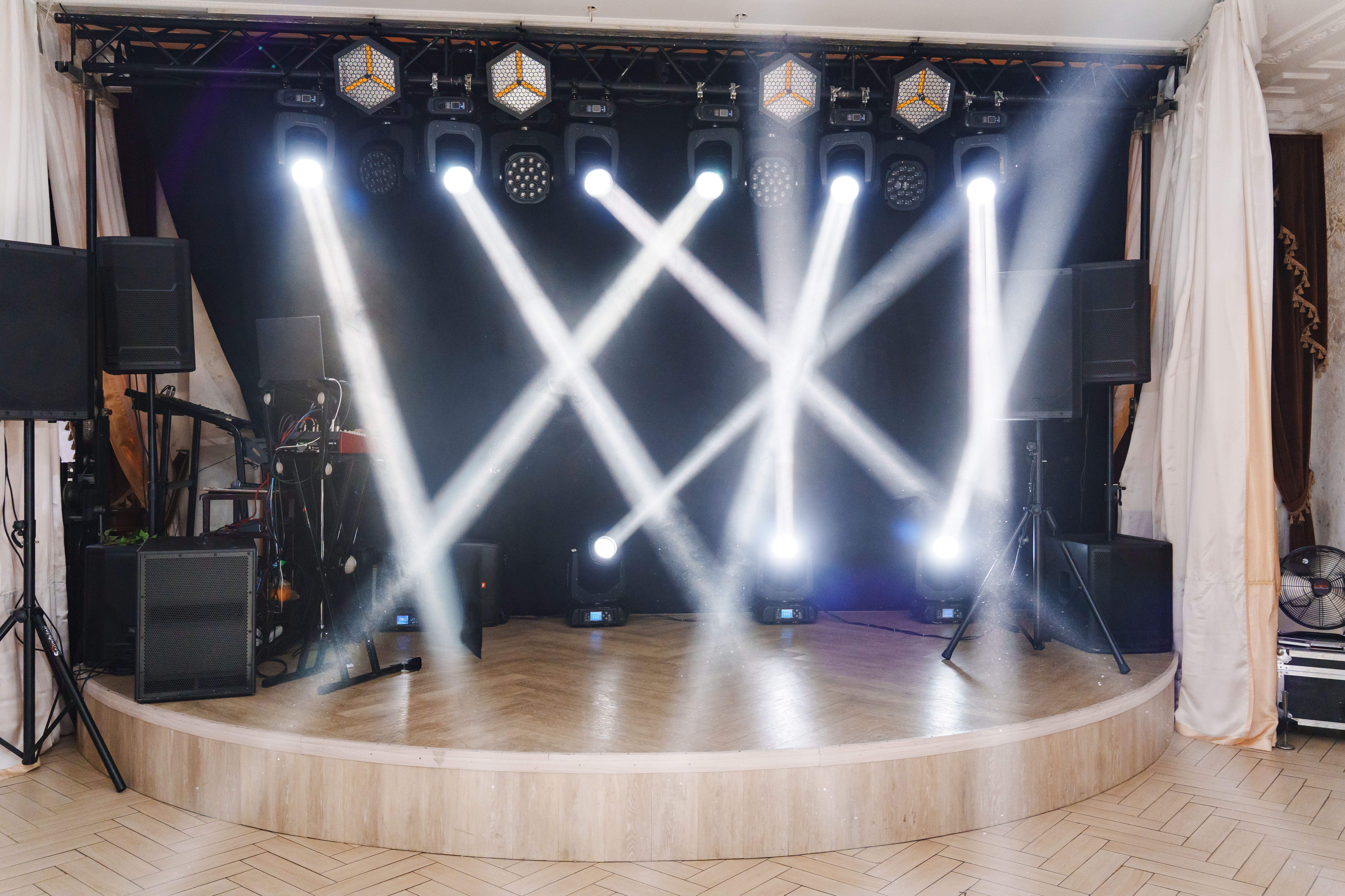 event lighting setup