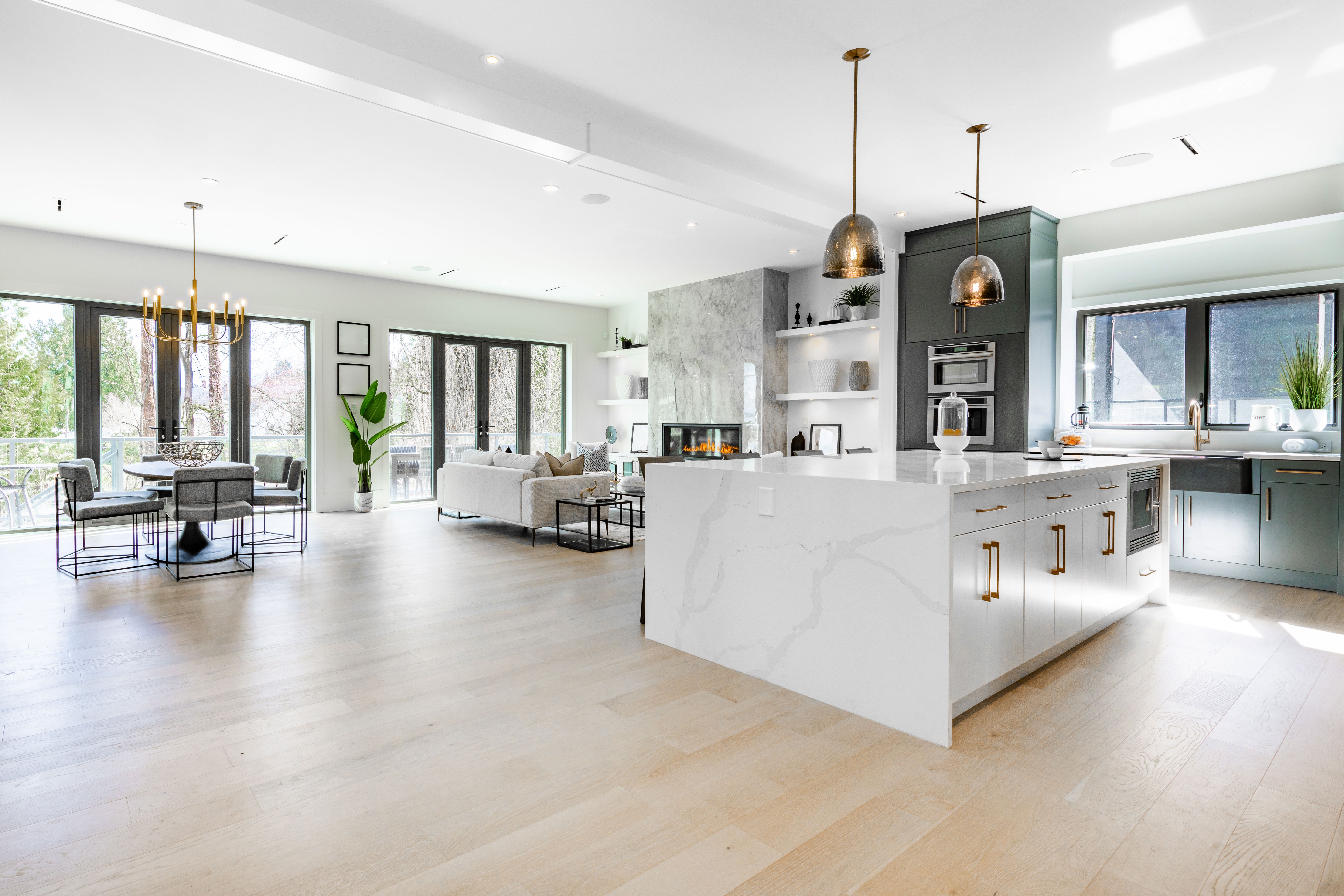 open concept kitchen