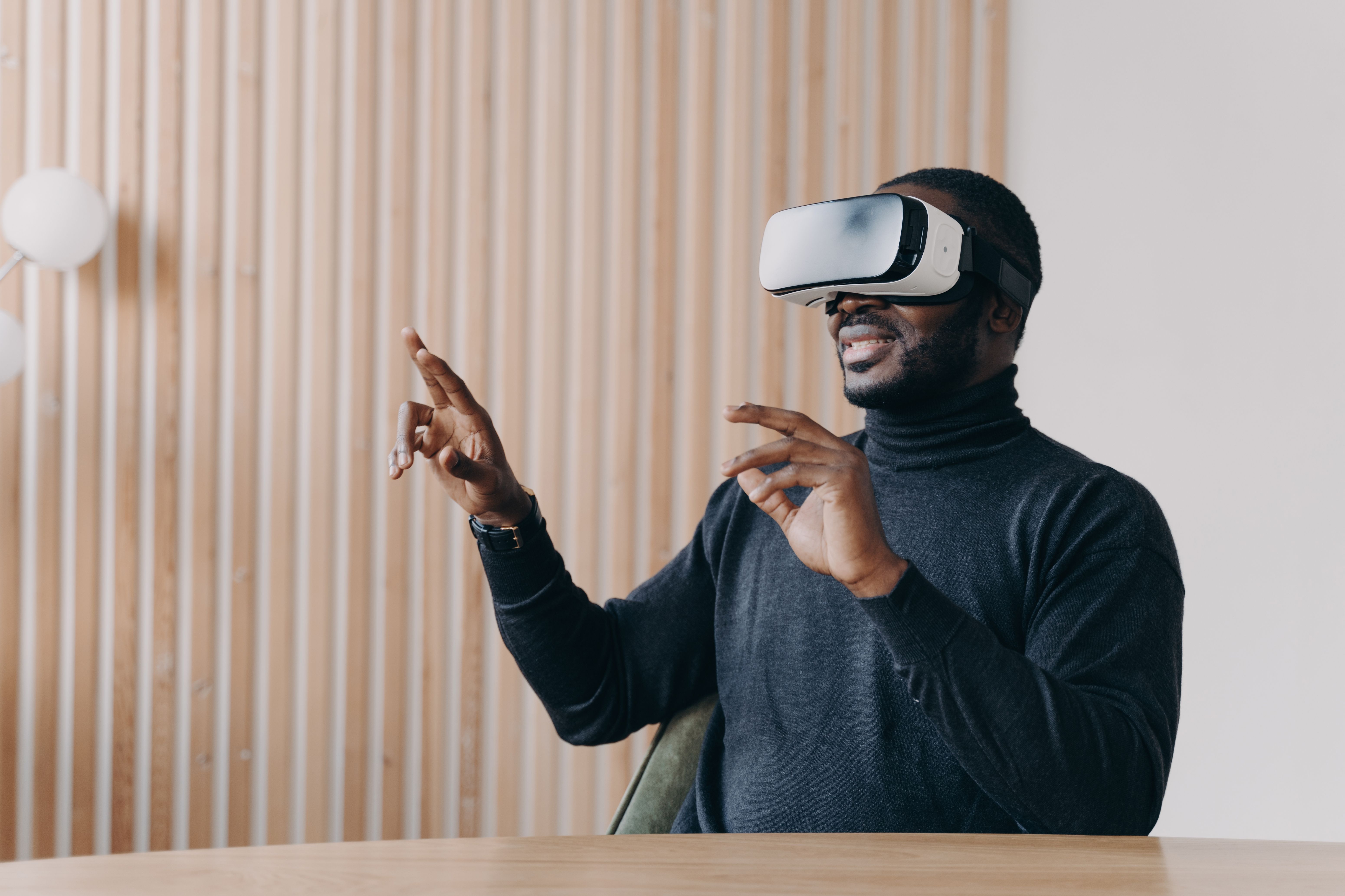 virtual reality office