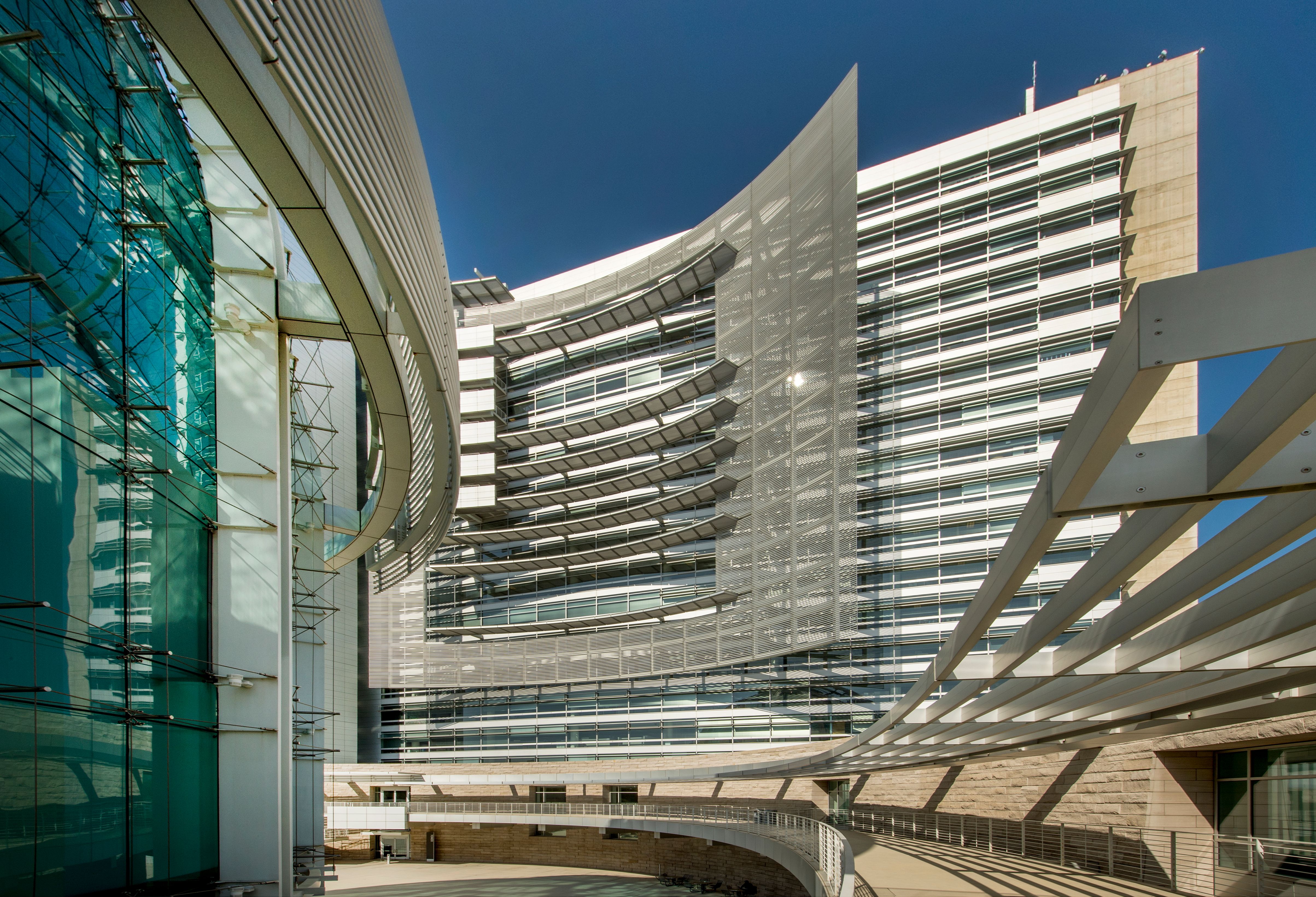 Modern building the San Jose Civic Center