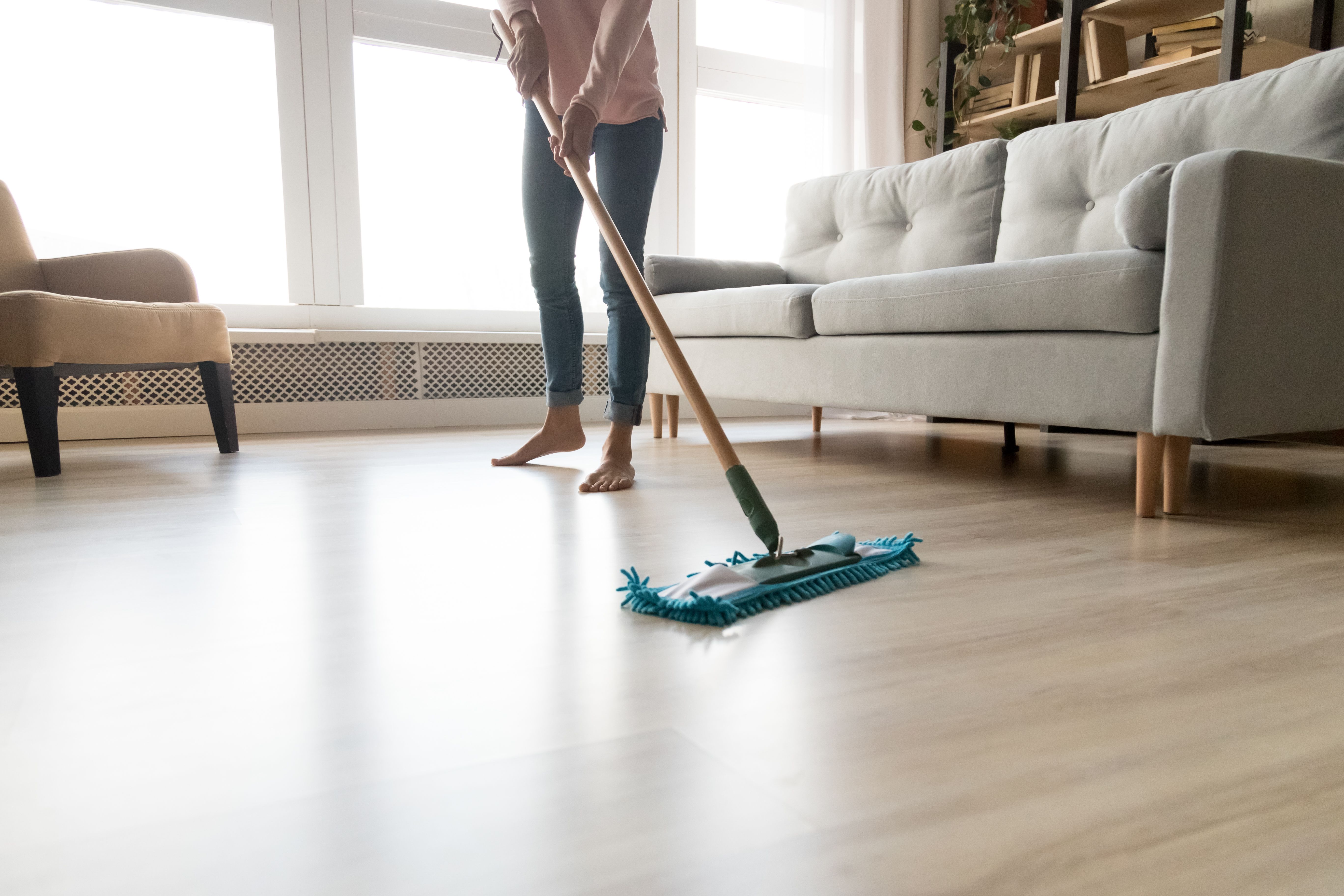 cleaning routine