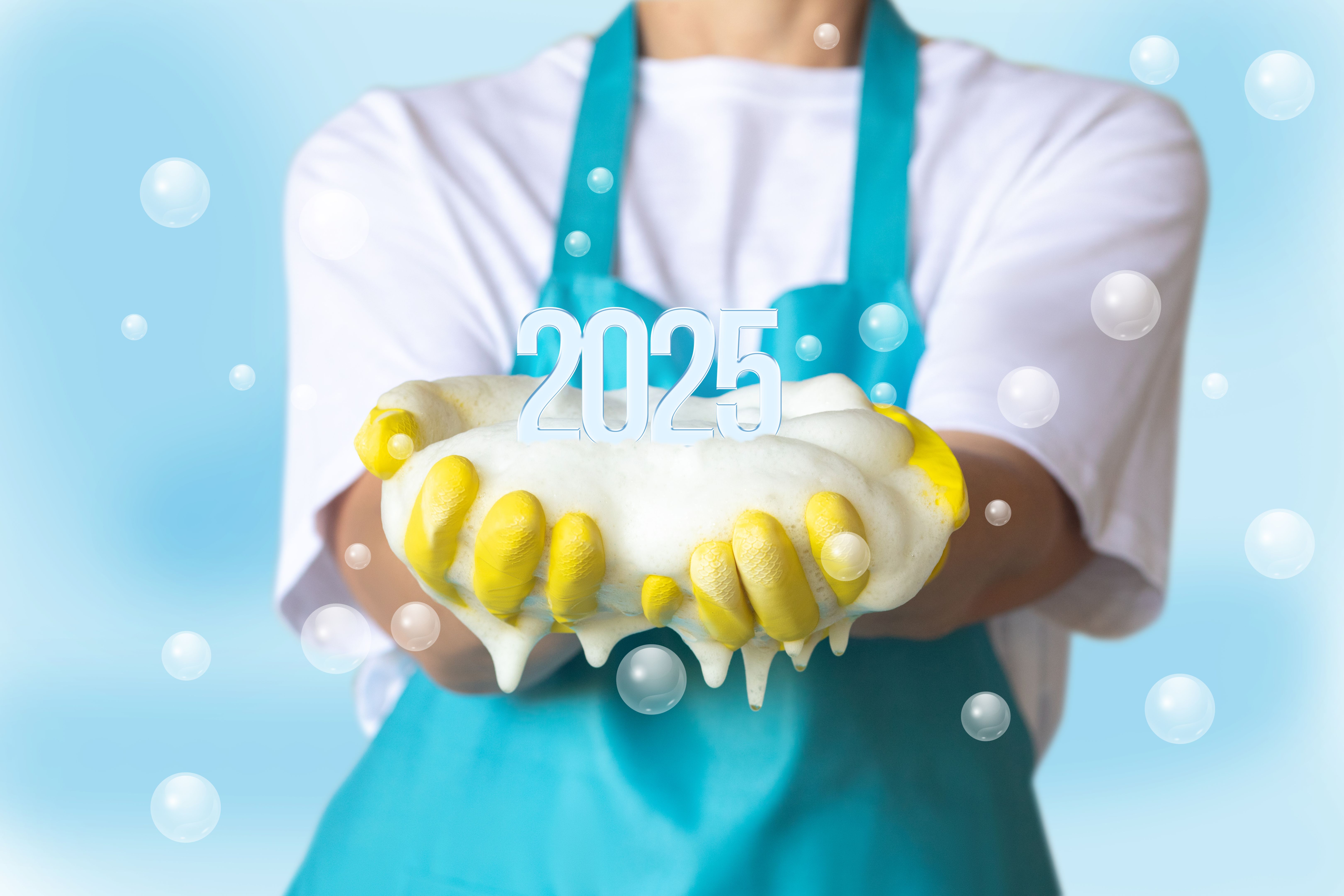 Cleanliness in the New Year 2025.