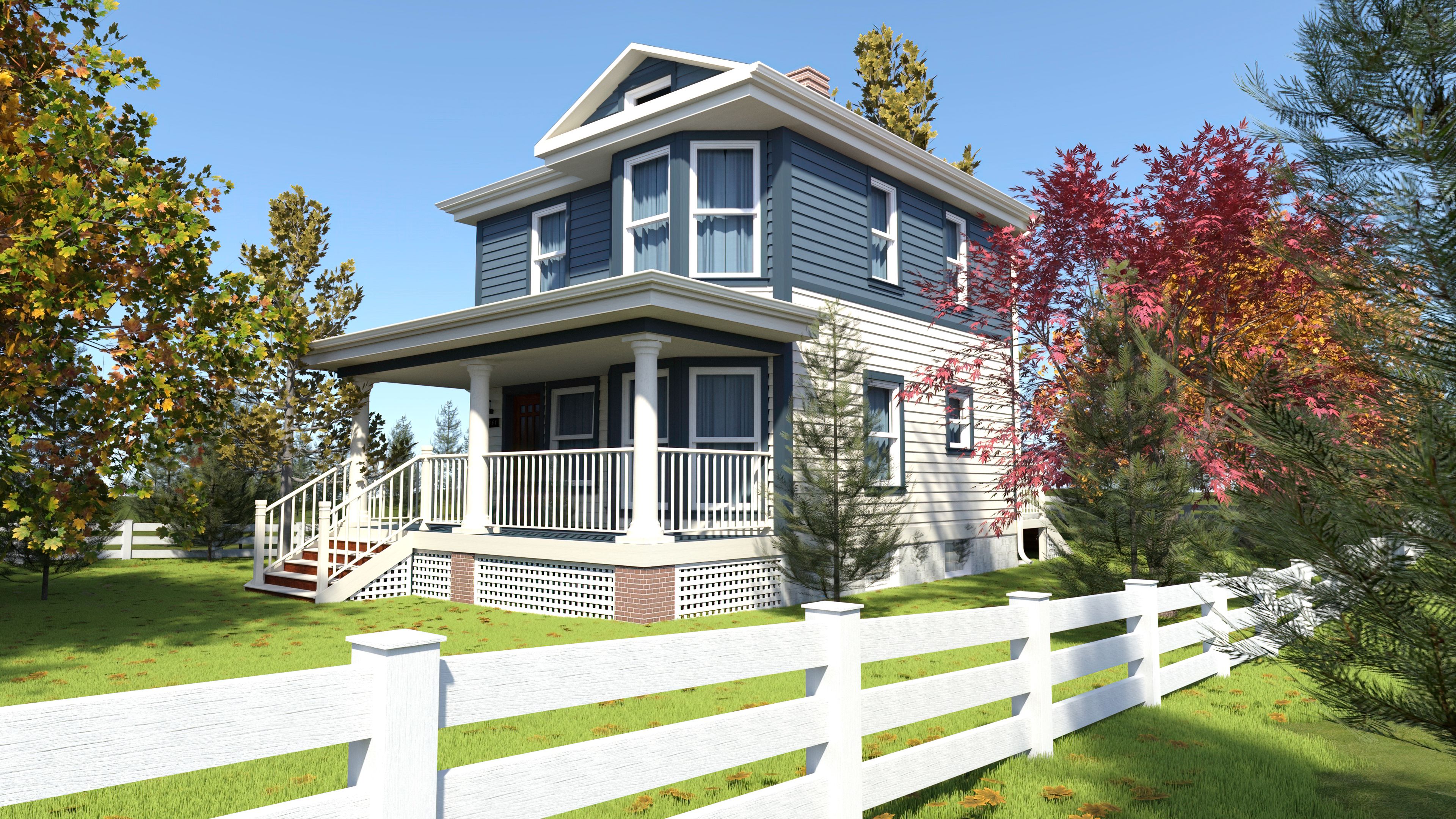 finished heritage home