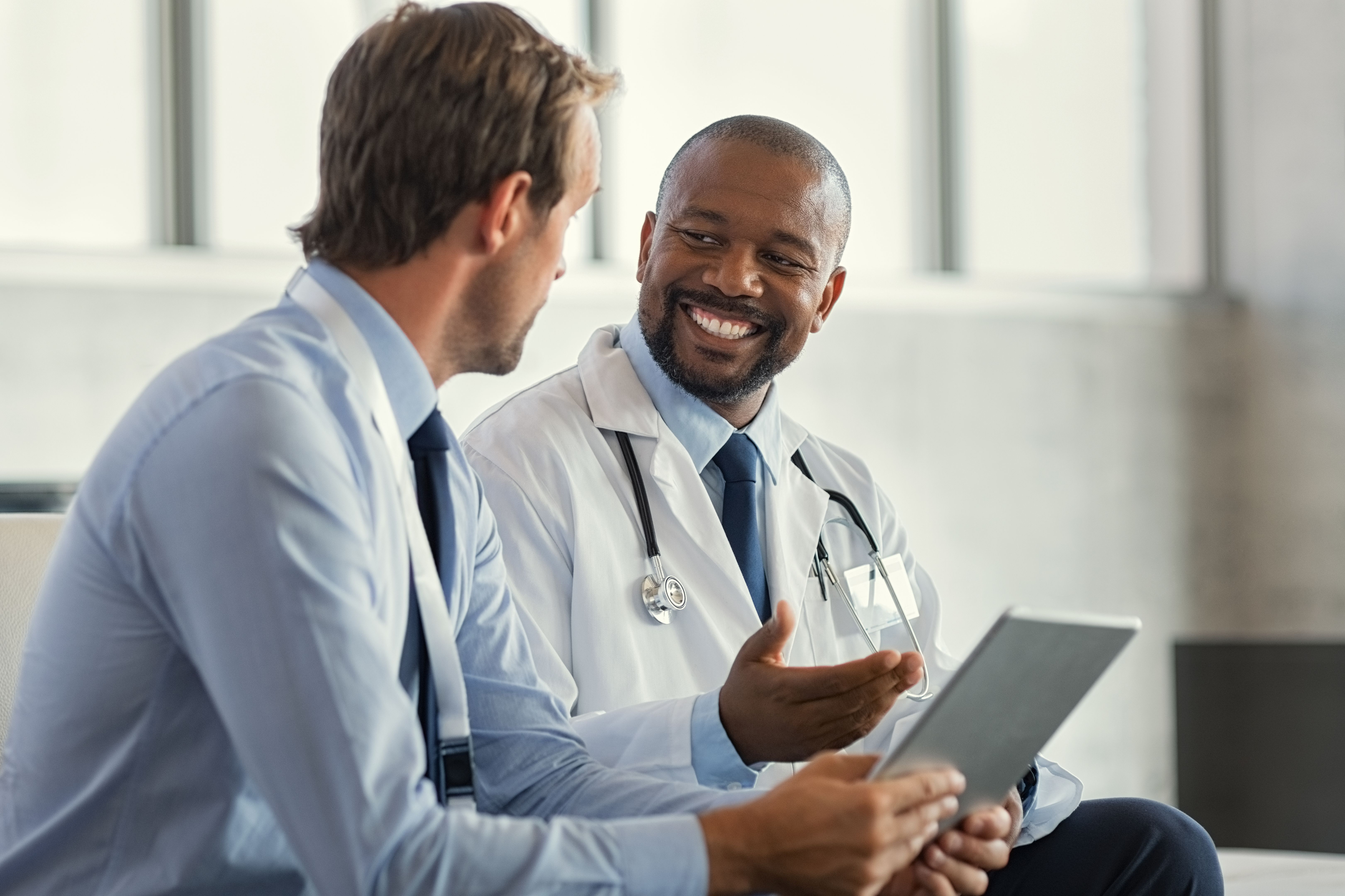 consulting healthcare professional