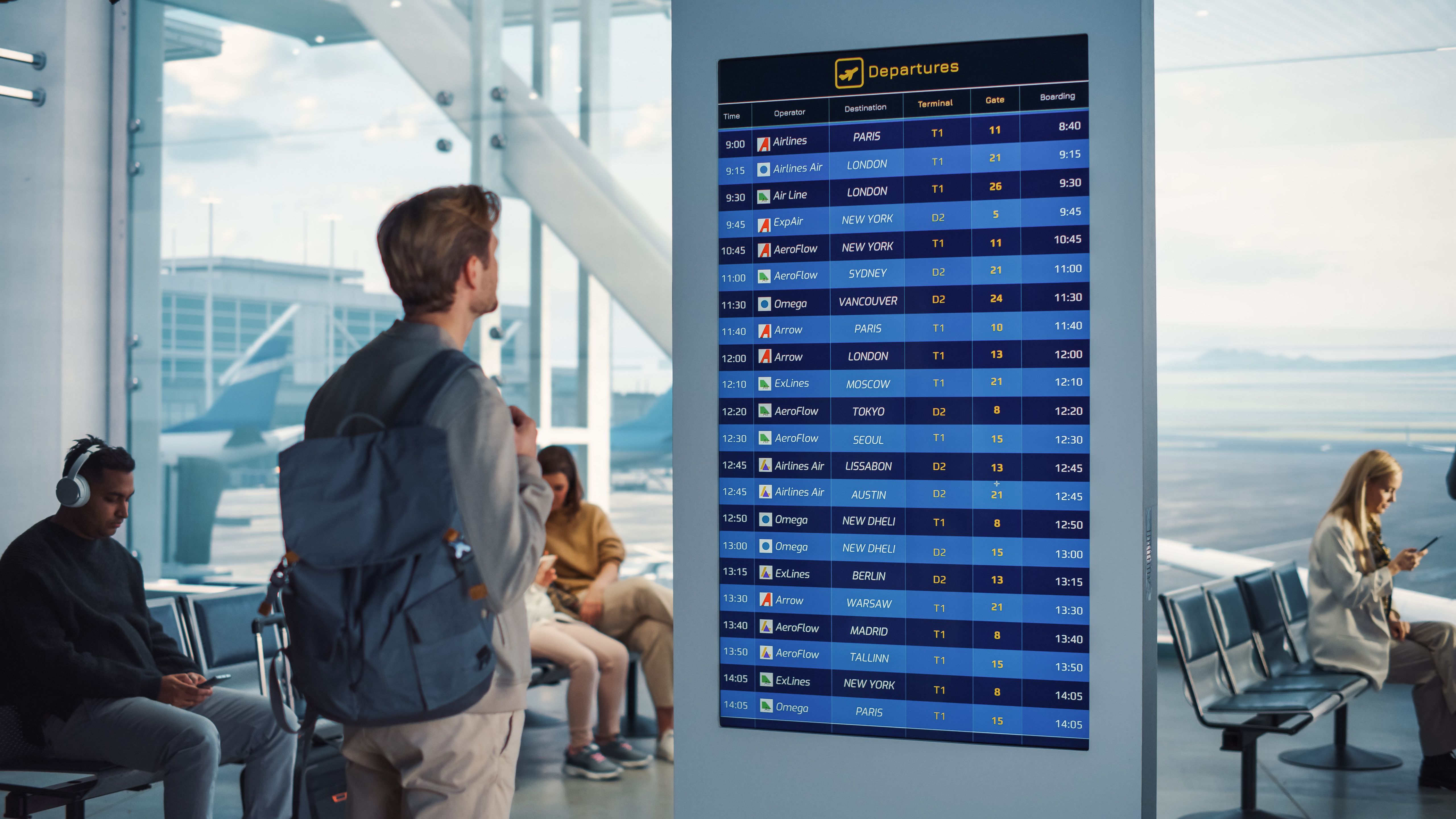 flight schedule