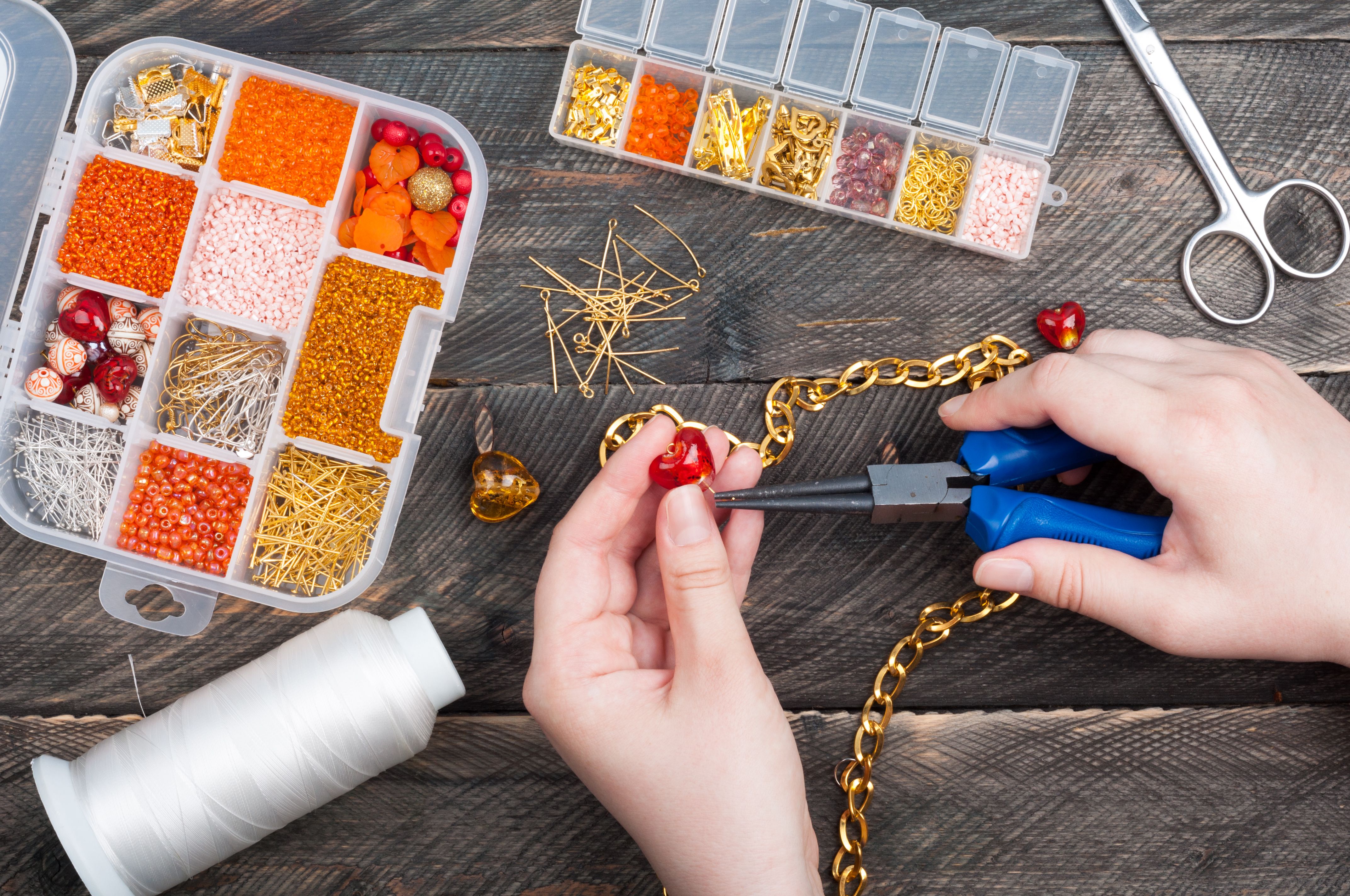 crafting jewelry