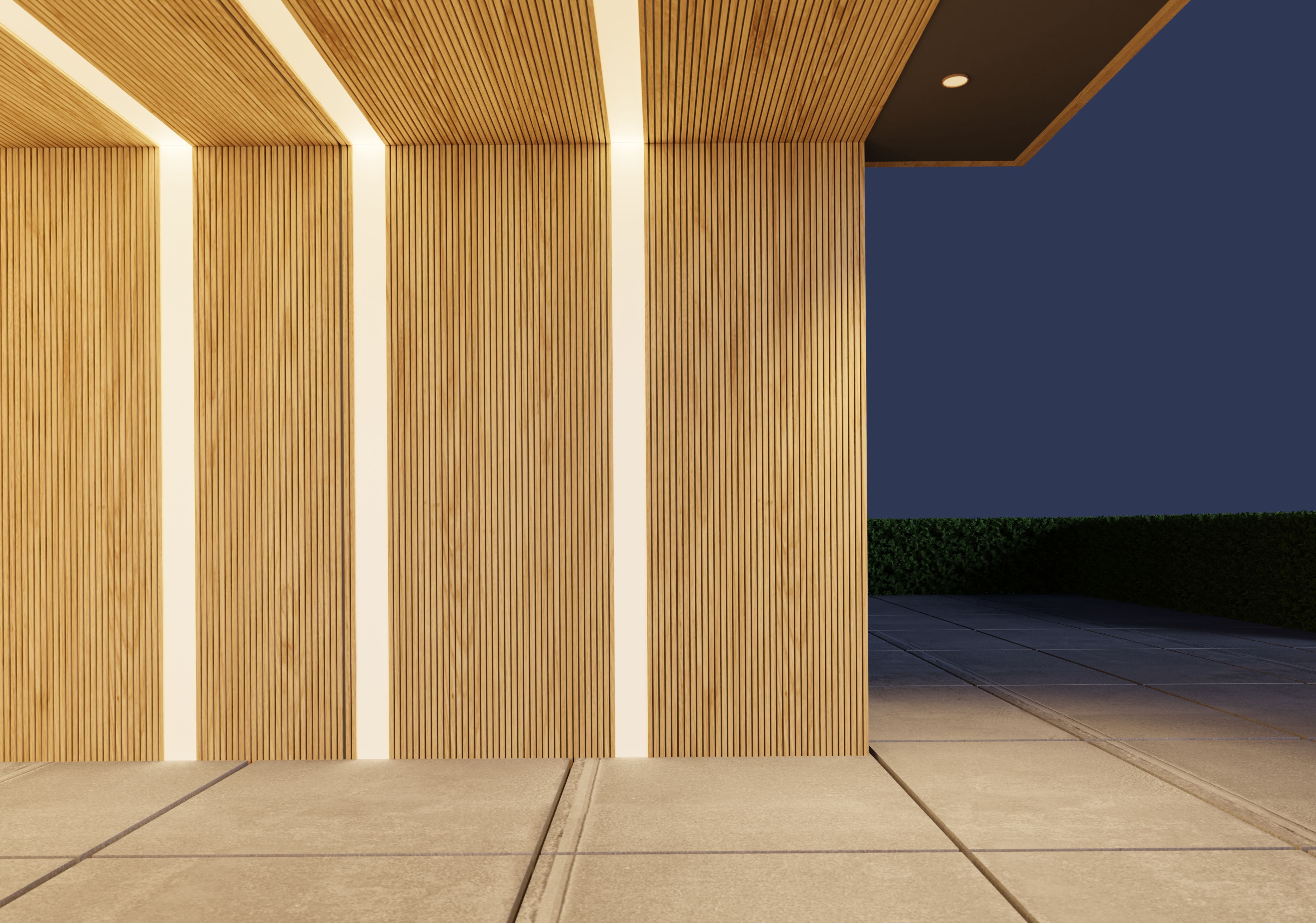 modern timber building