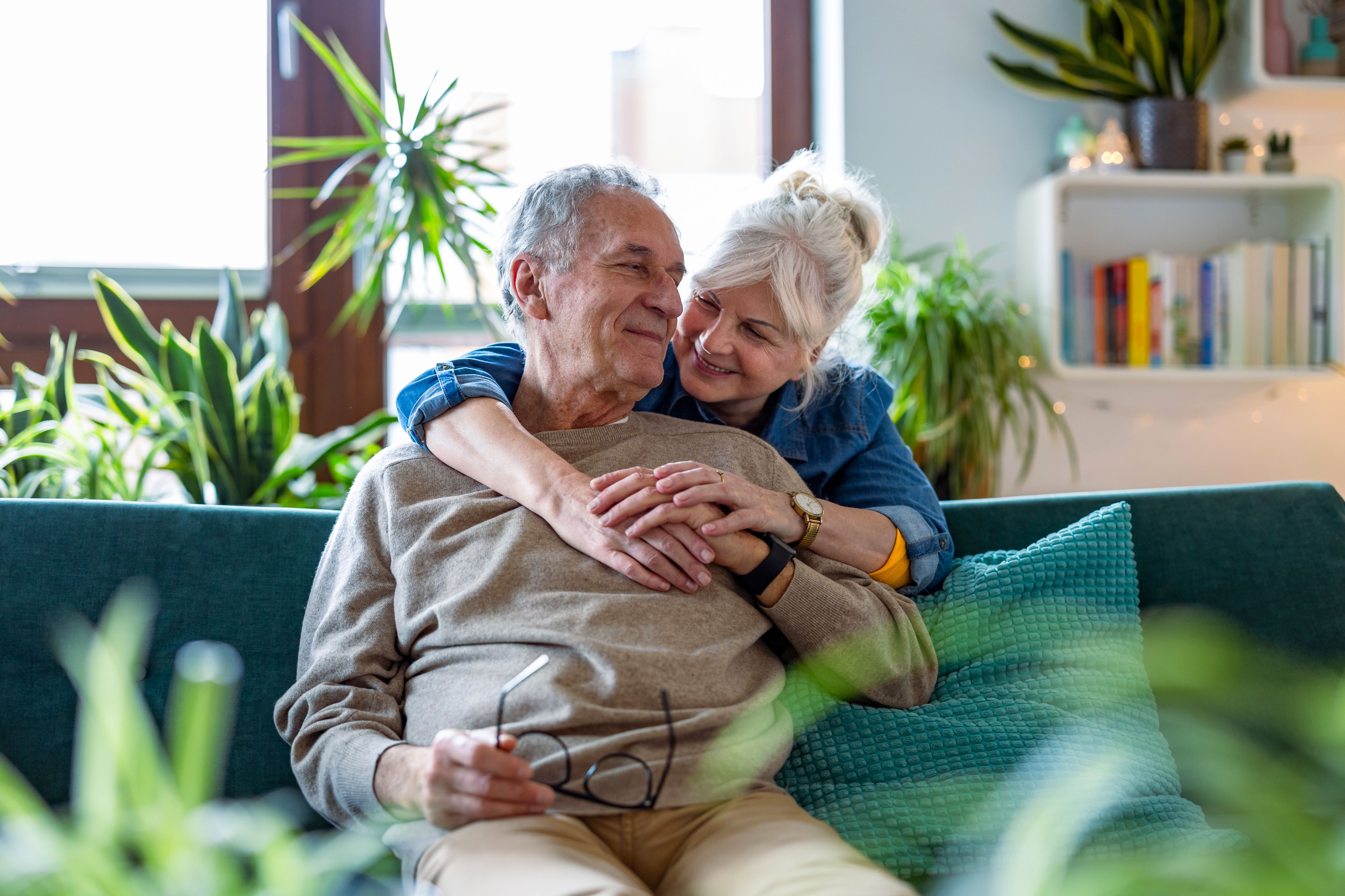 elderly couple
