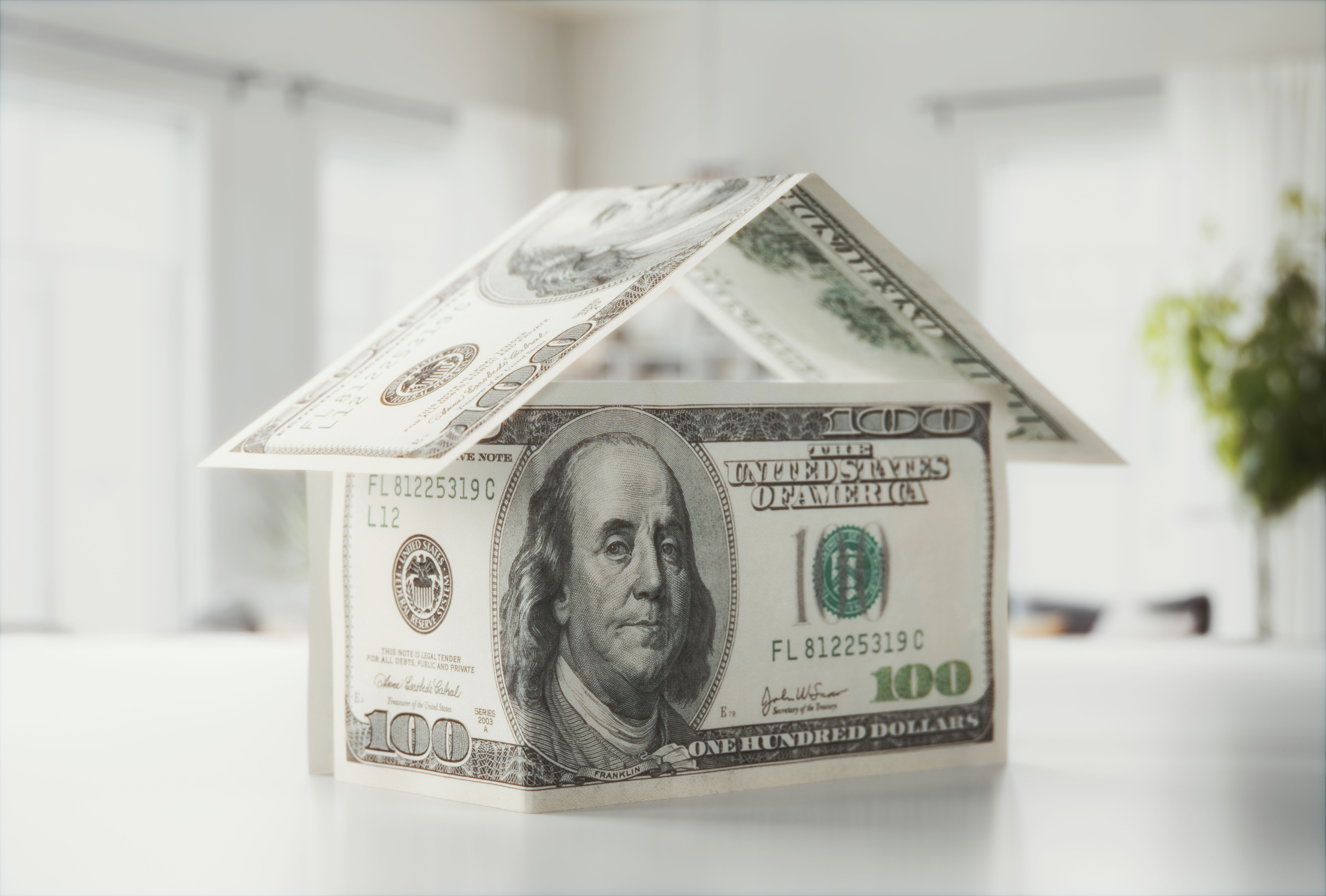 House made out of money House made out of money