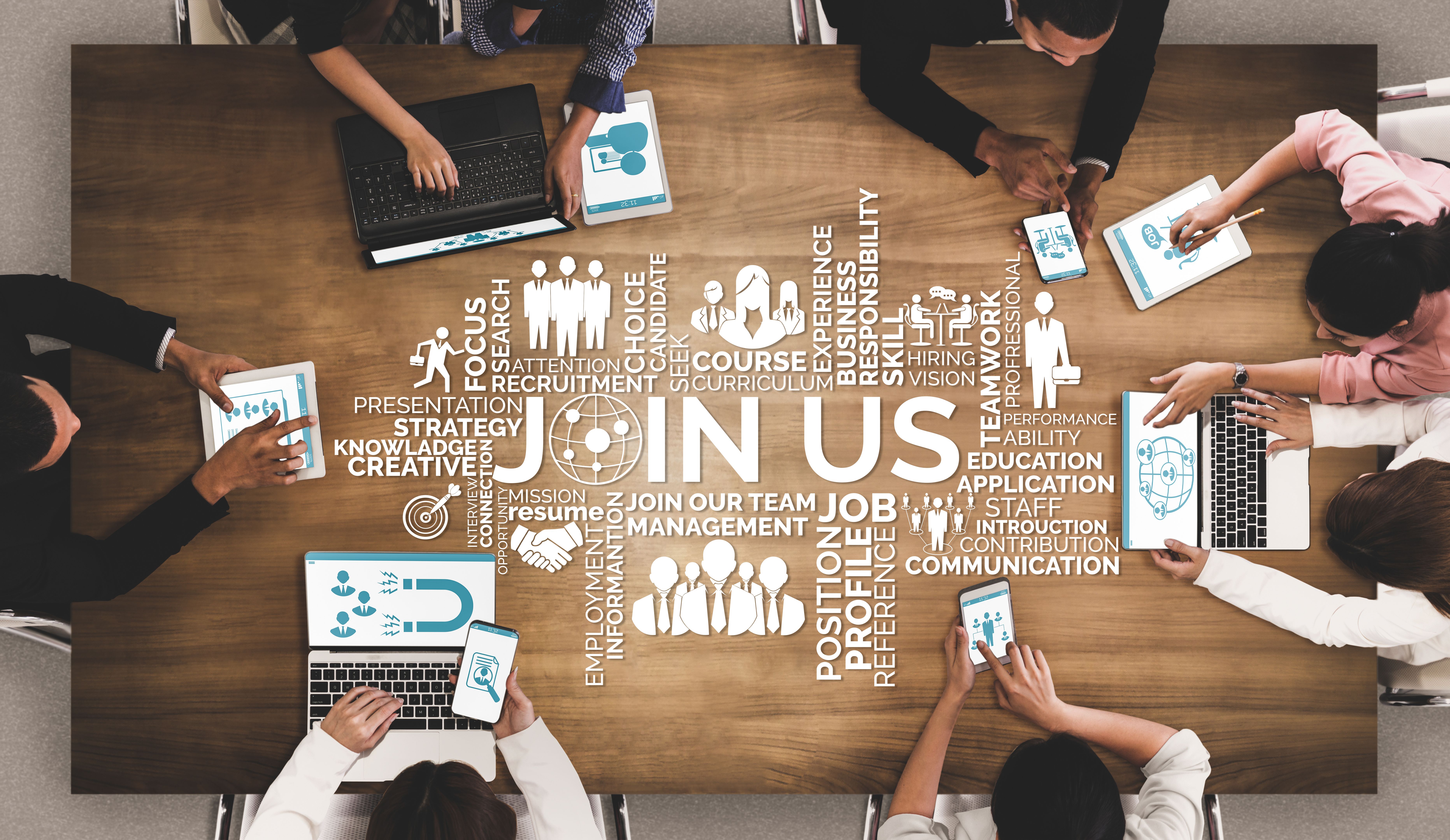 Human Resources and People Networking Concept