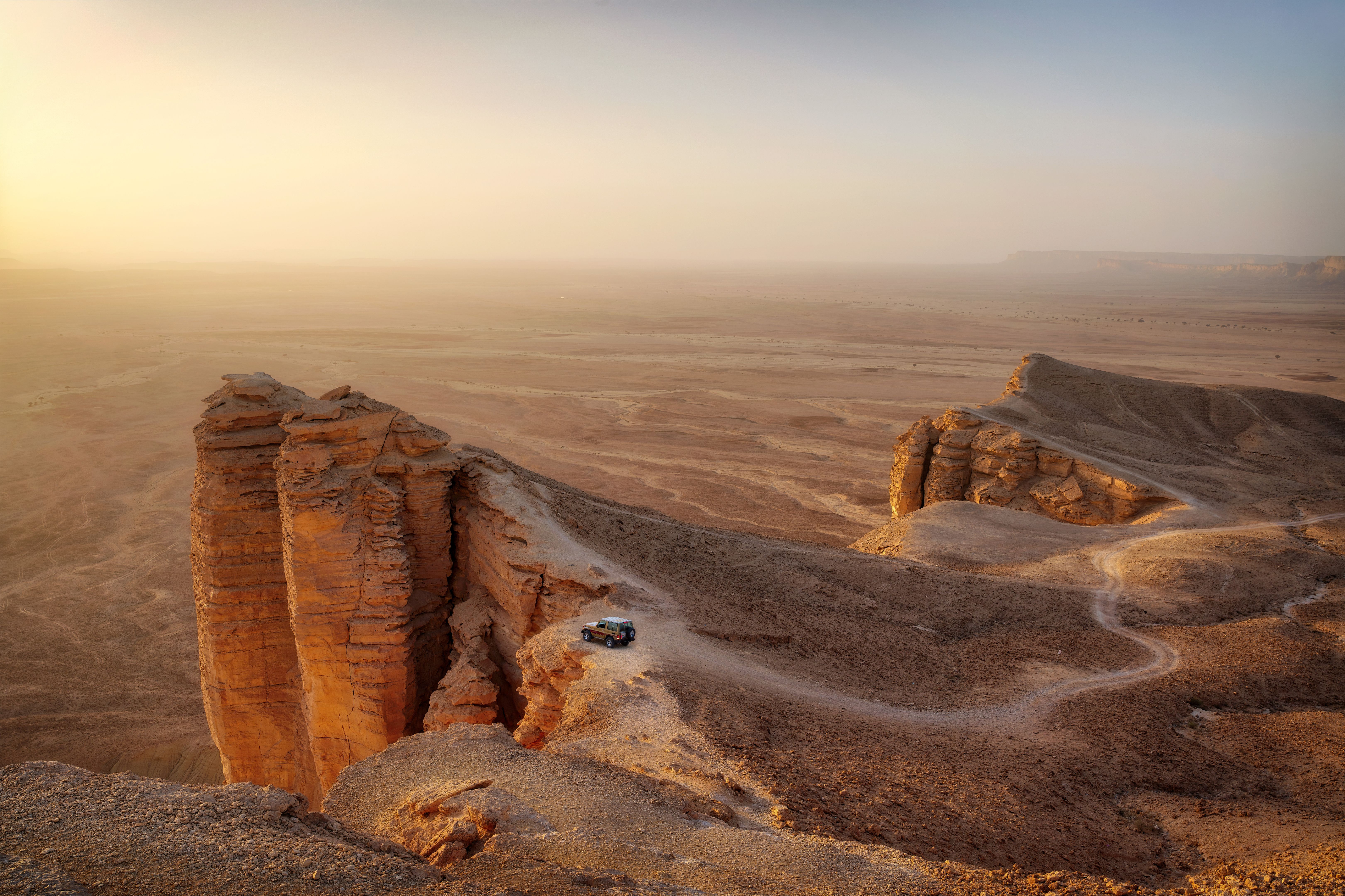 Edge of the World in Saudi Arabia taken in January 2022