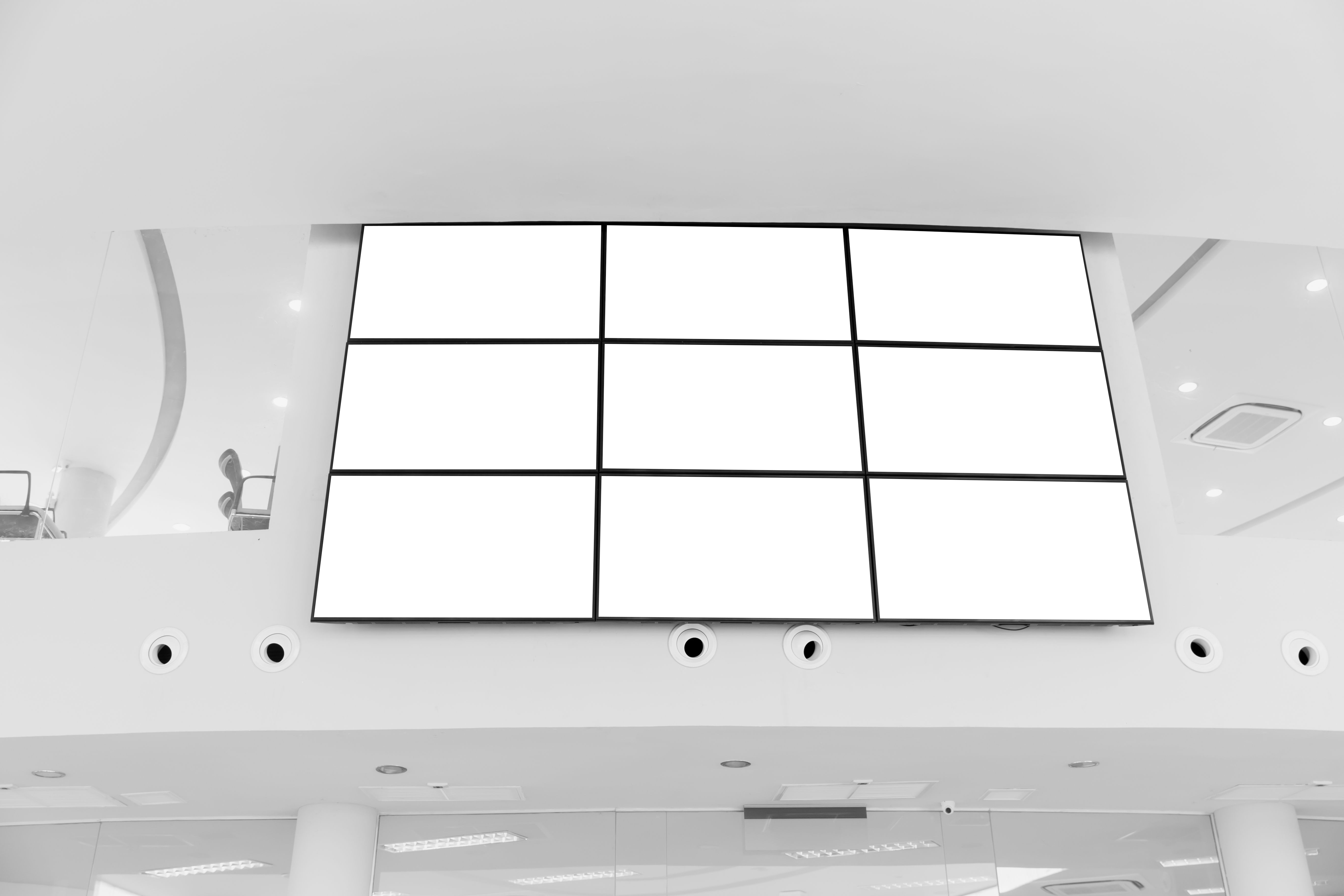 led video wall installation