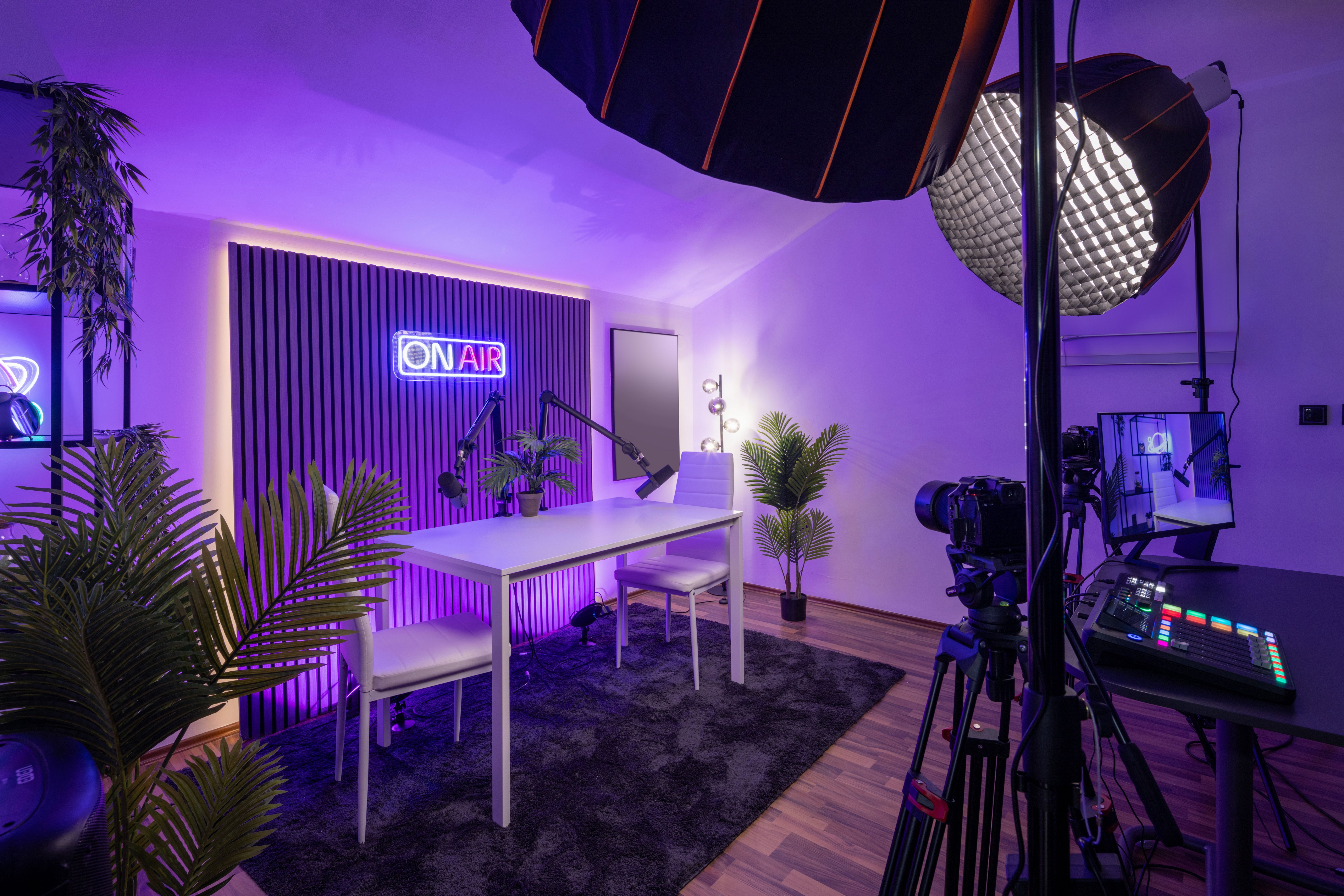 camera microphone lighting