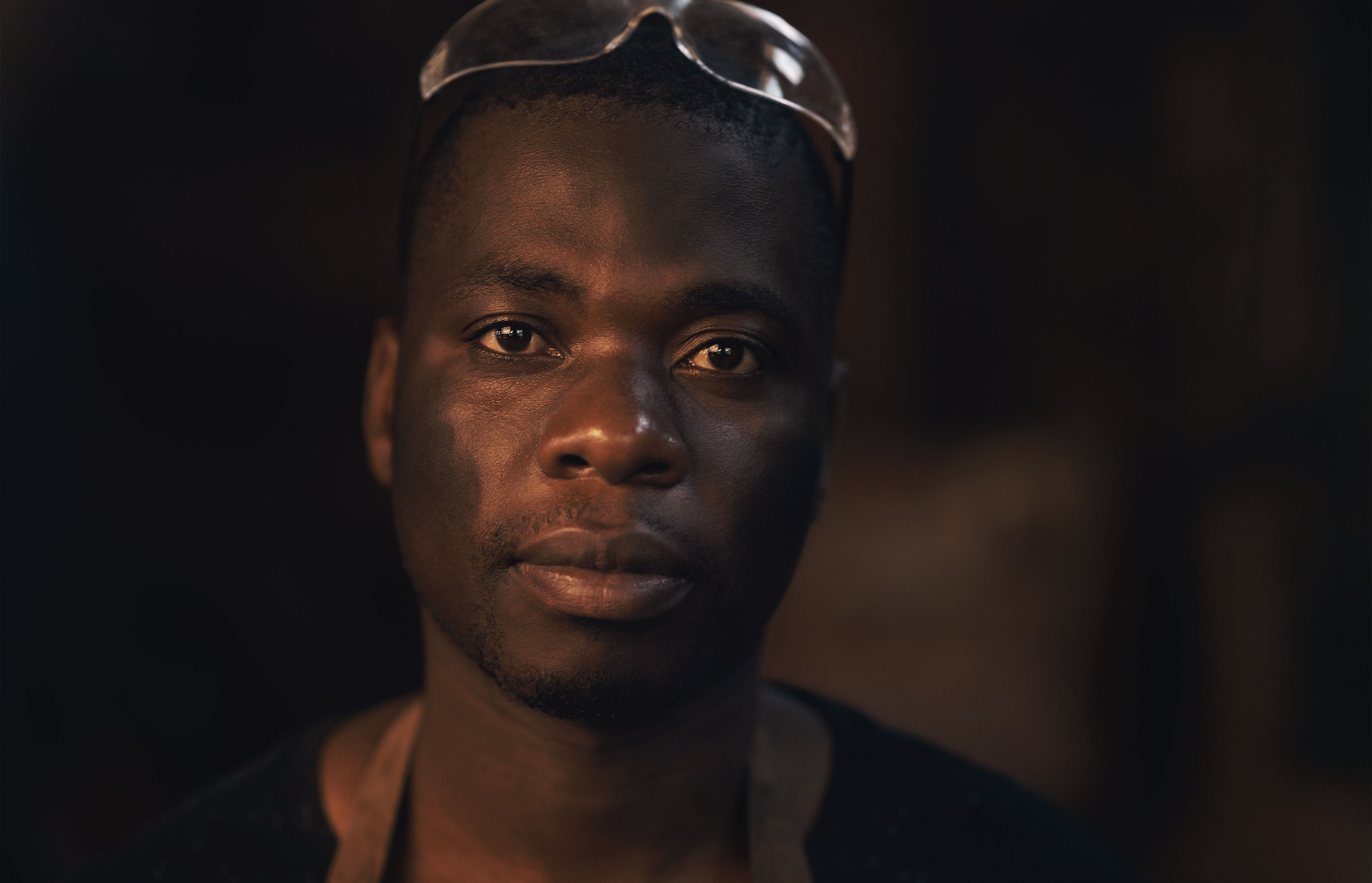 african mining workers
