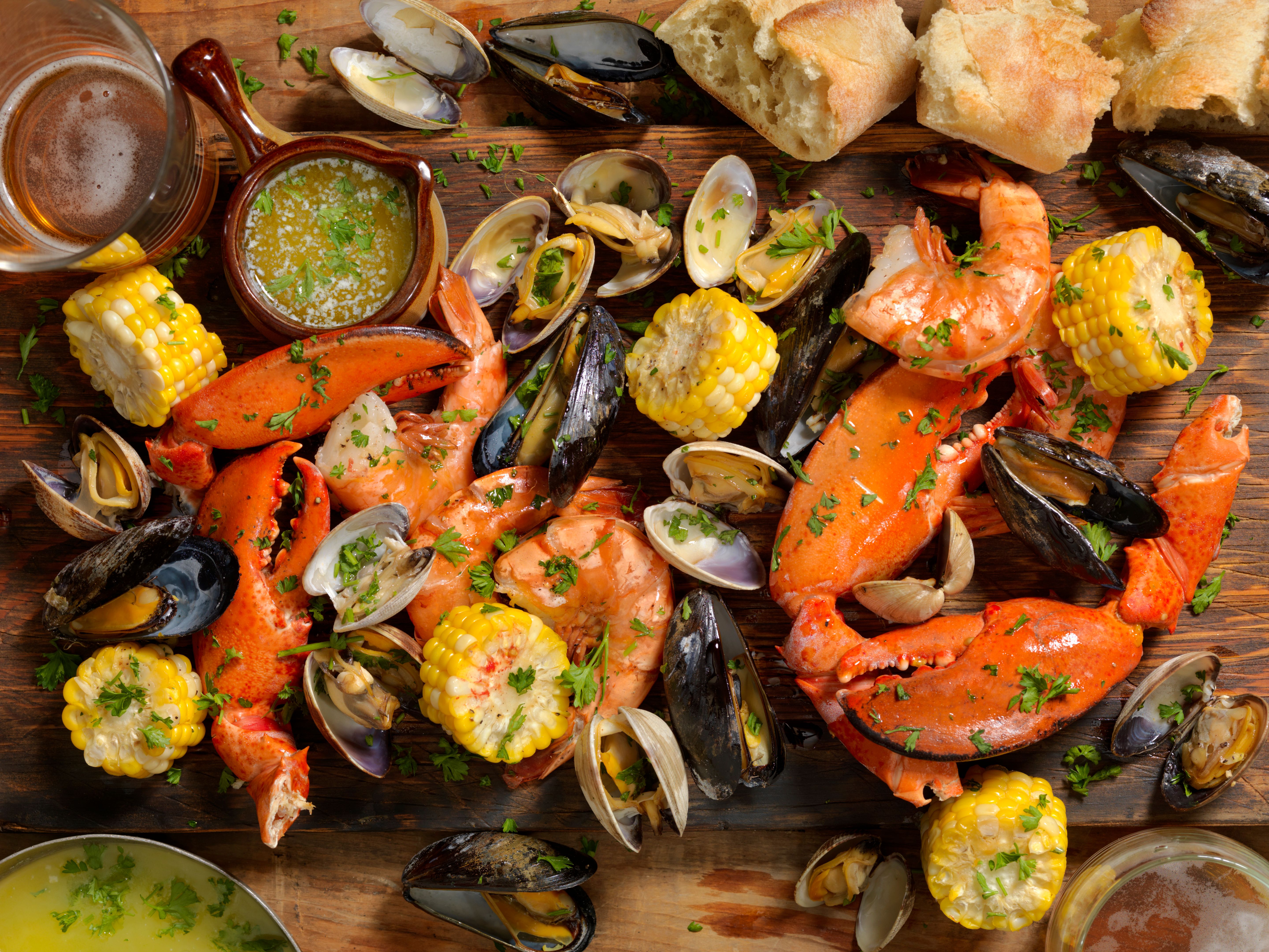 seafood dinner