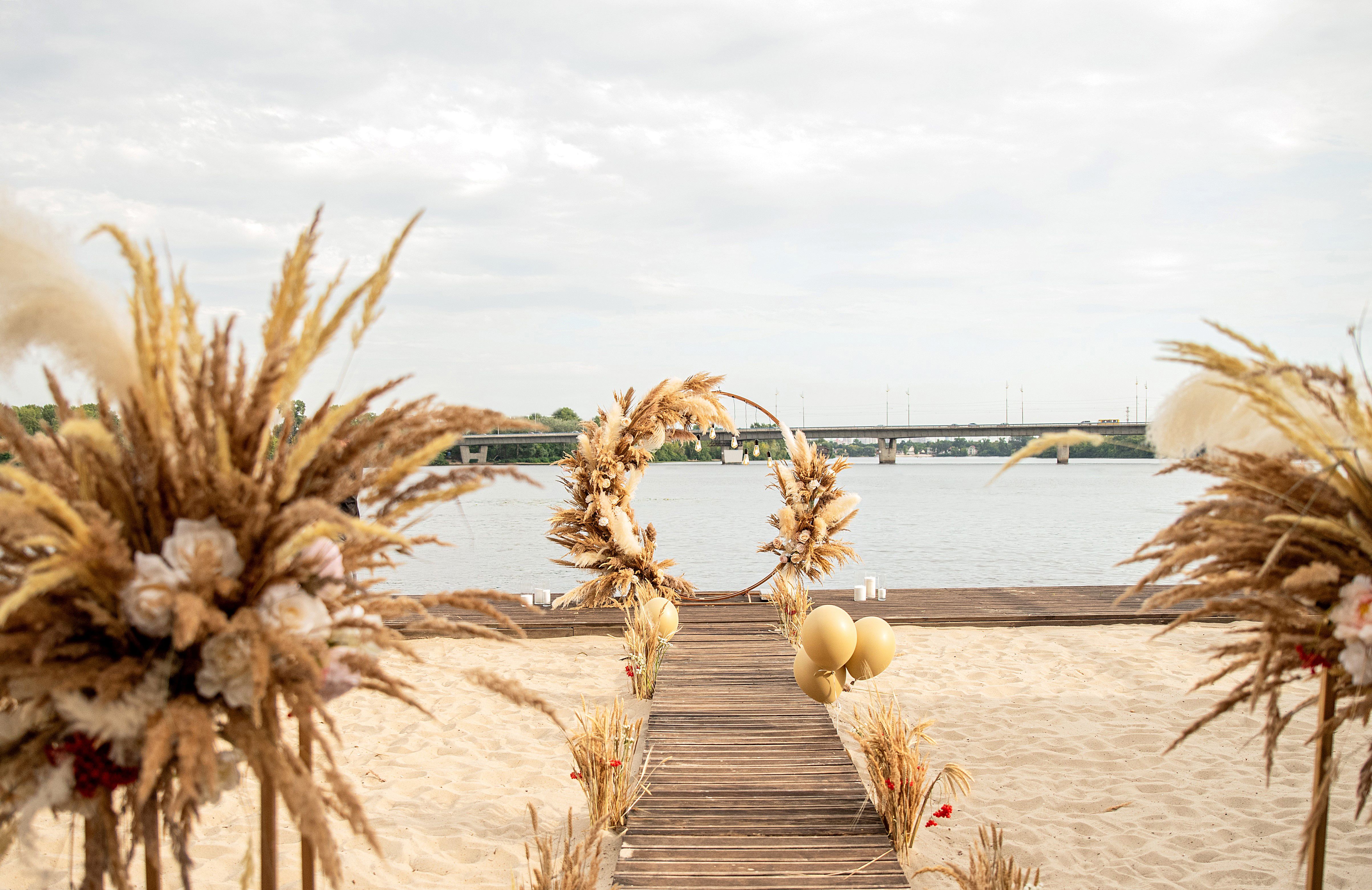bohemian beach wedding