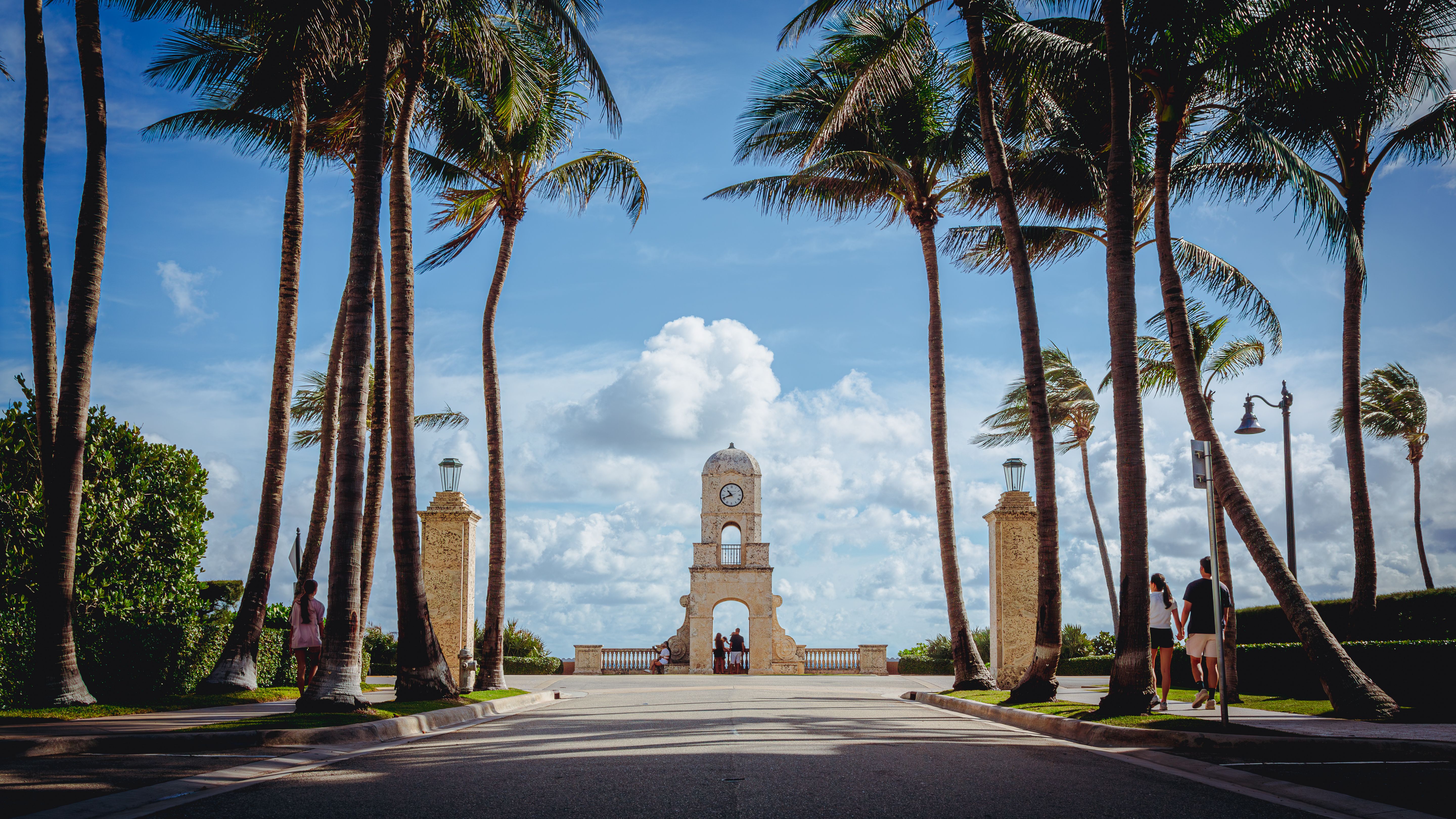 Worth Avenue Clock Tower on Palm Beach, FL Worth Avenue Clock Tower on Palm Beach, FL