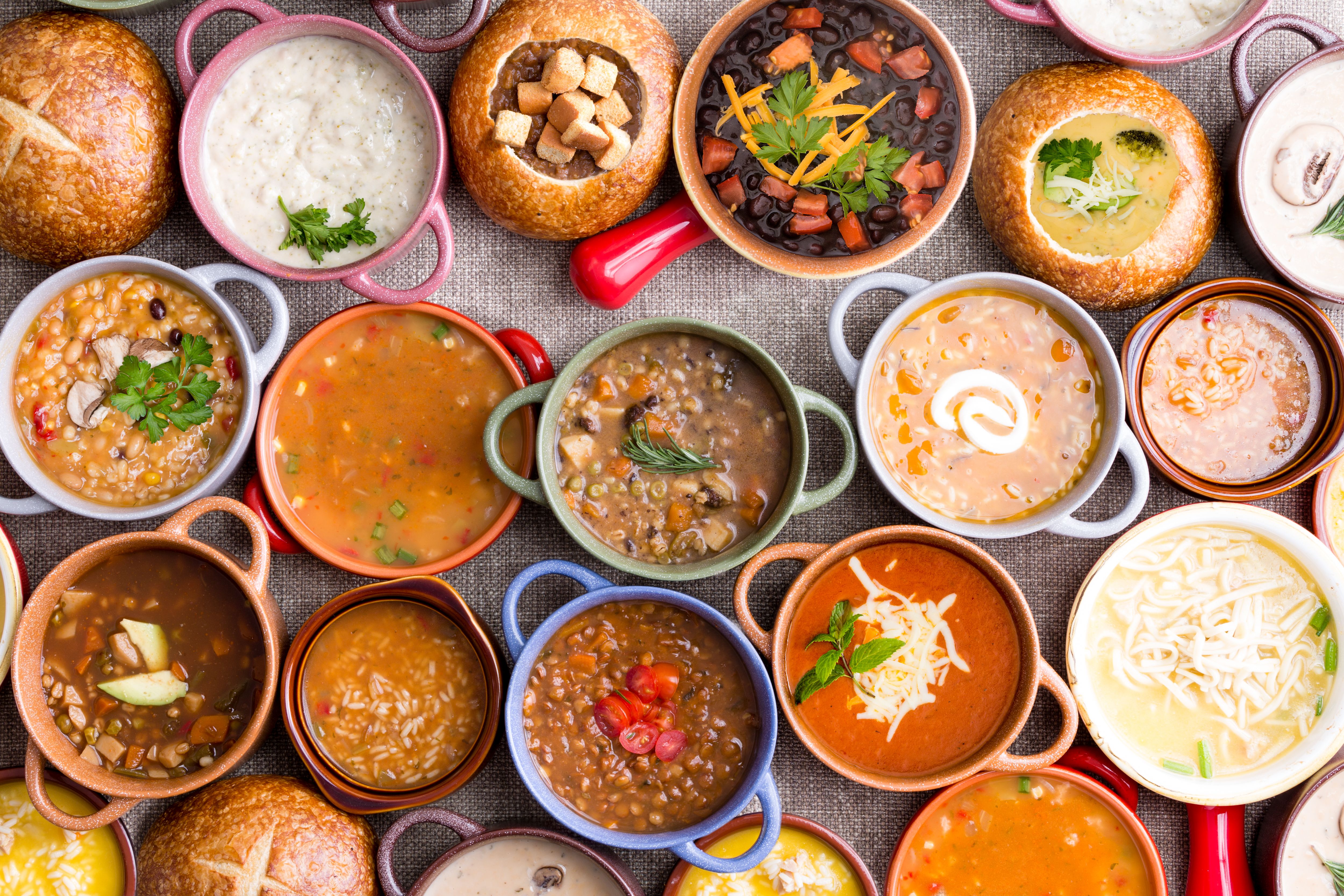 diverse food
