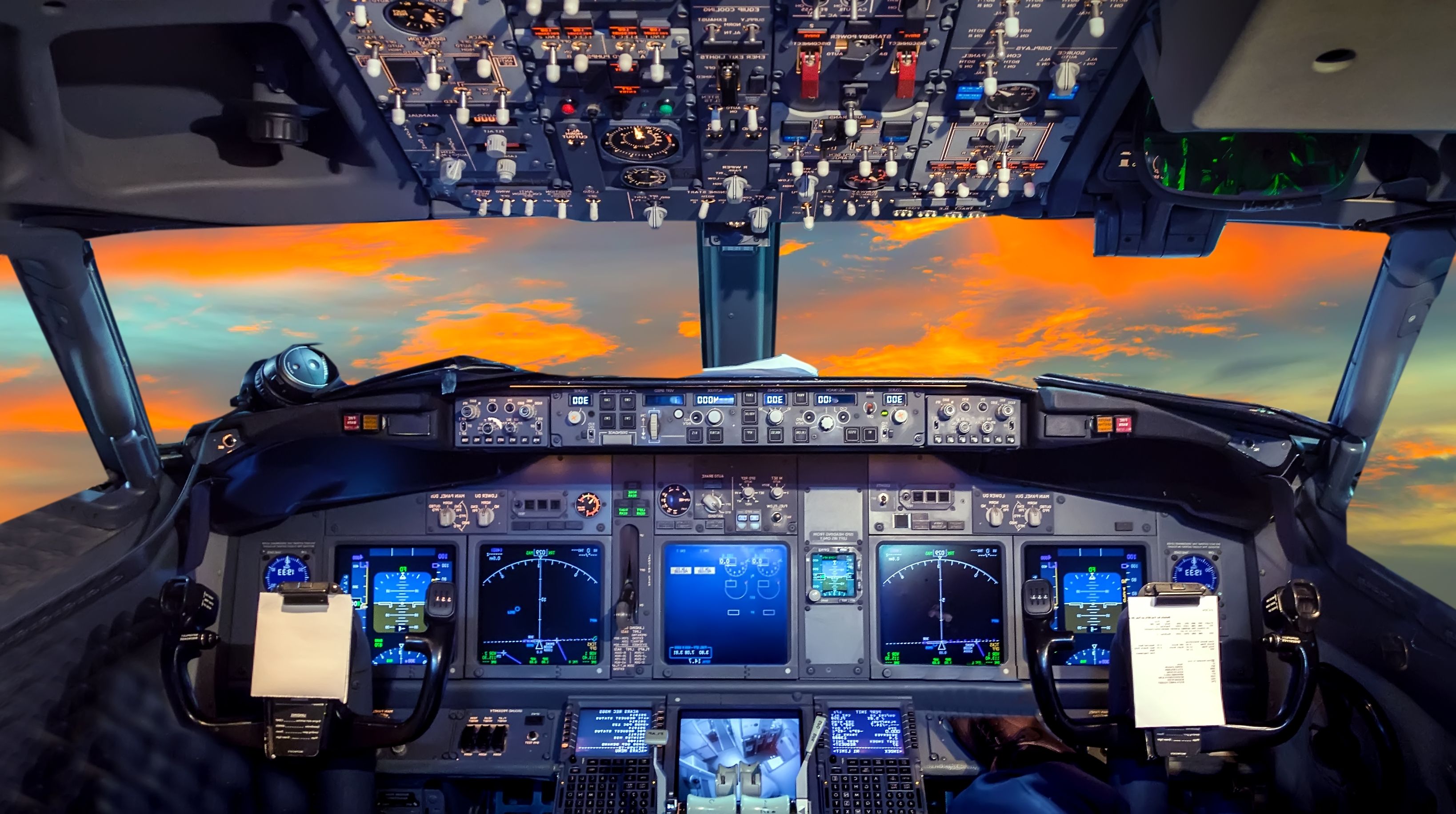 pilot cockpit