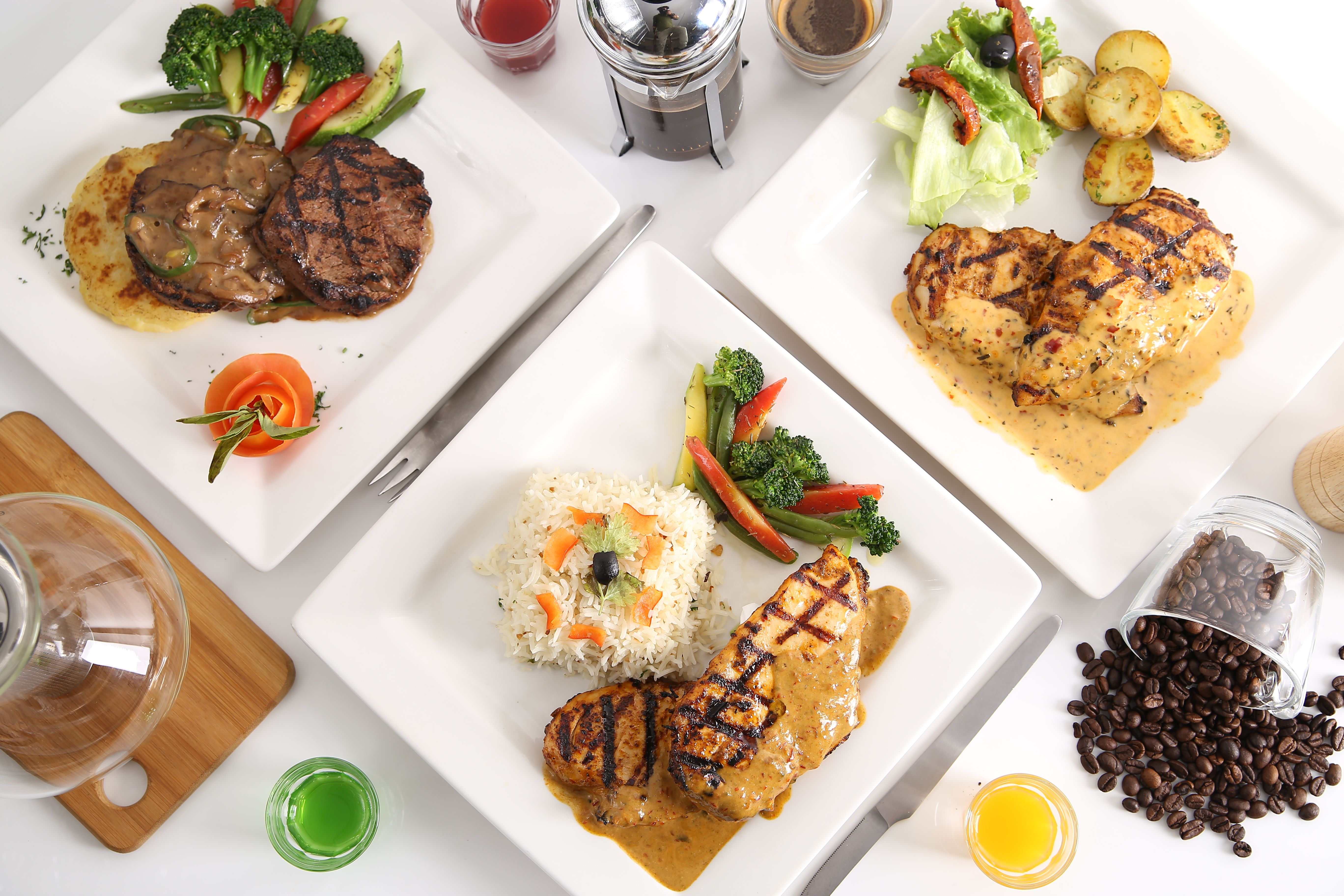 The scrumptious Steak platter The scrumptious Steak platter